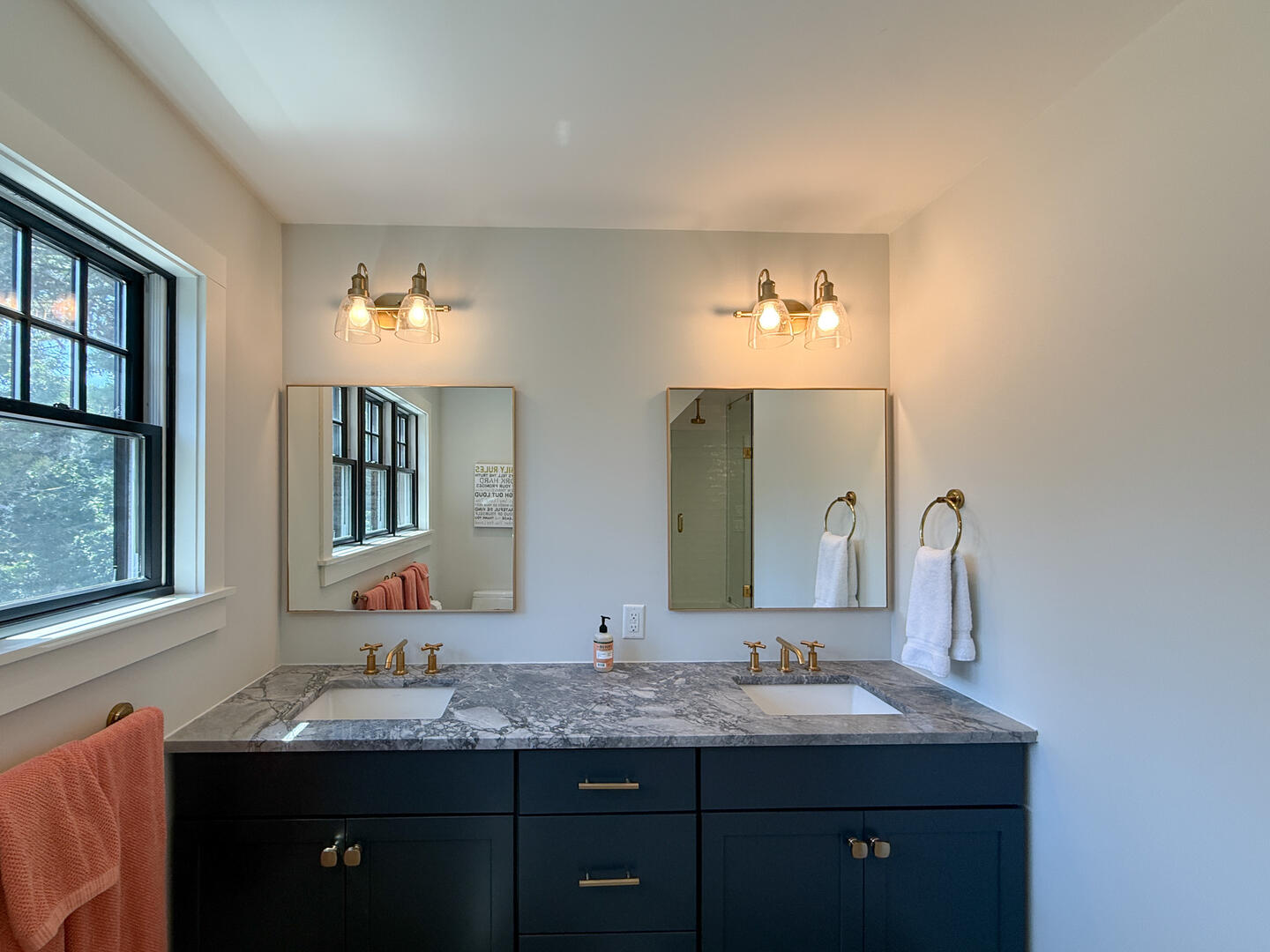 Hall Bath with Tub Shower Combo, Second Floor