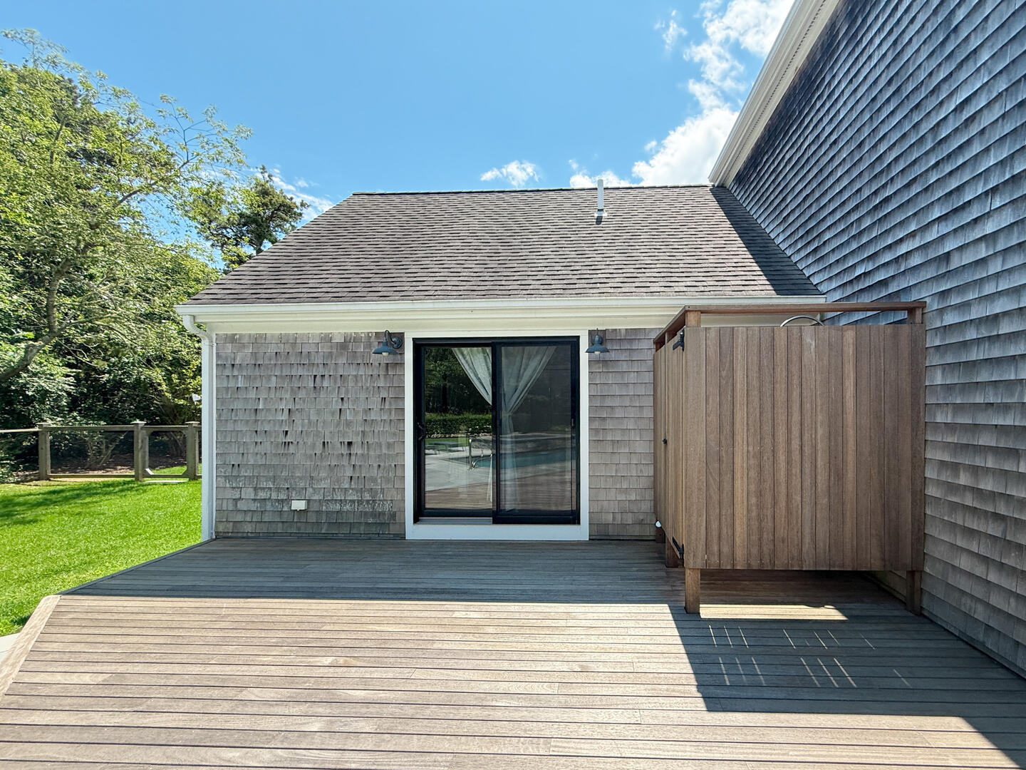 Enclosed Outdoor Shower