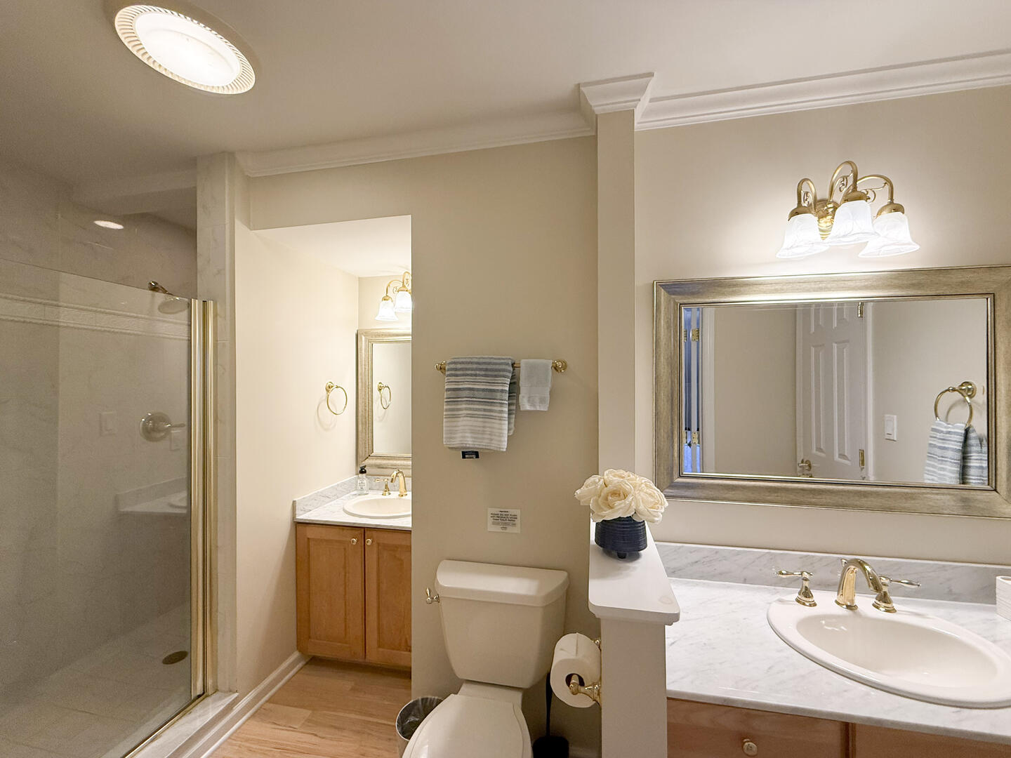 BR2 King En Suite with a Shower Stall, Second Floor