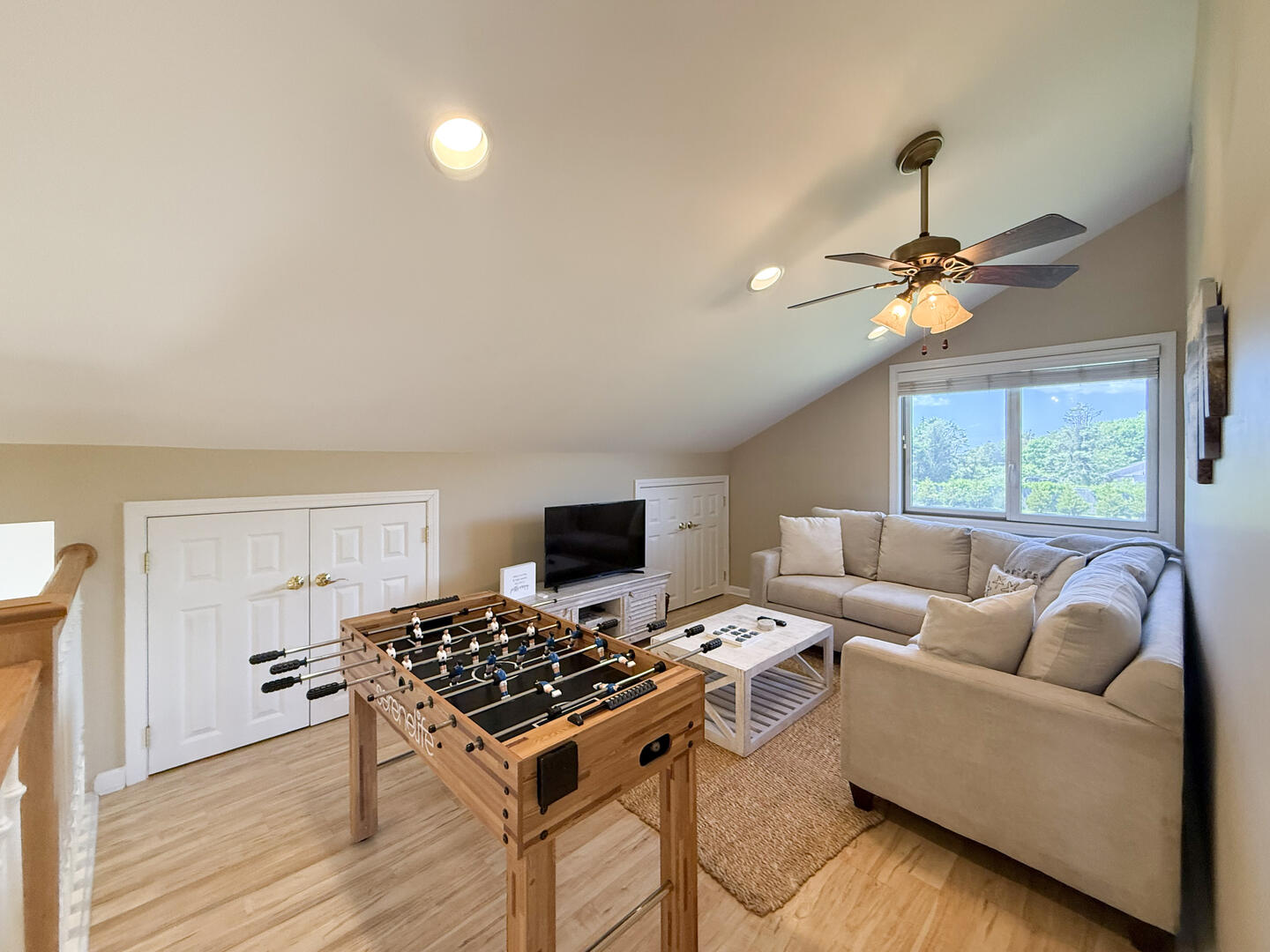 TV Area with Foosball, Loft
