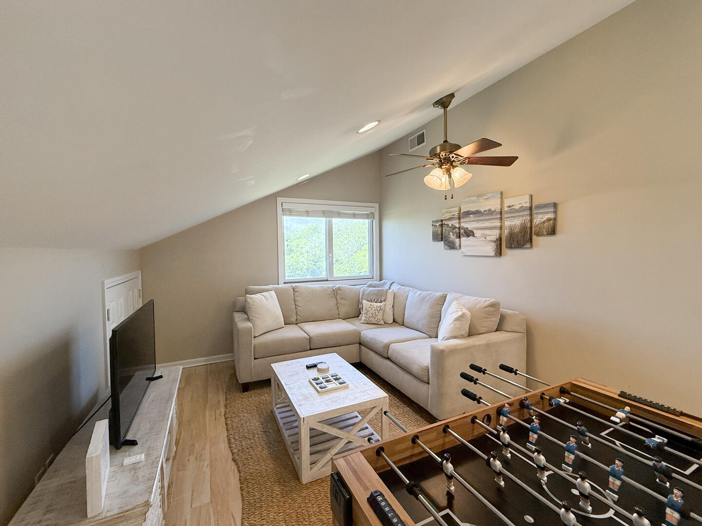 TV Area with Foosball, Loft