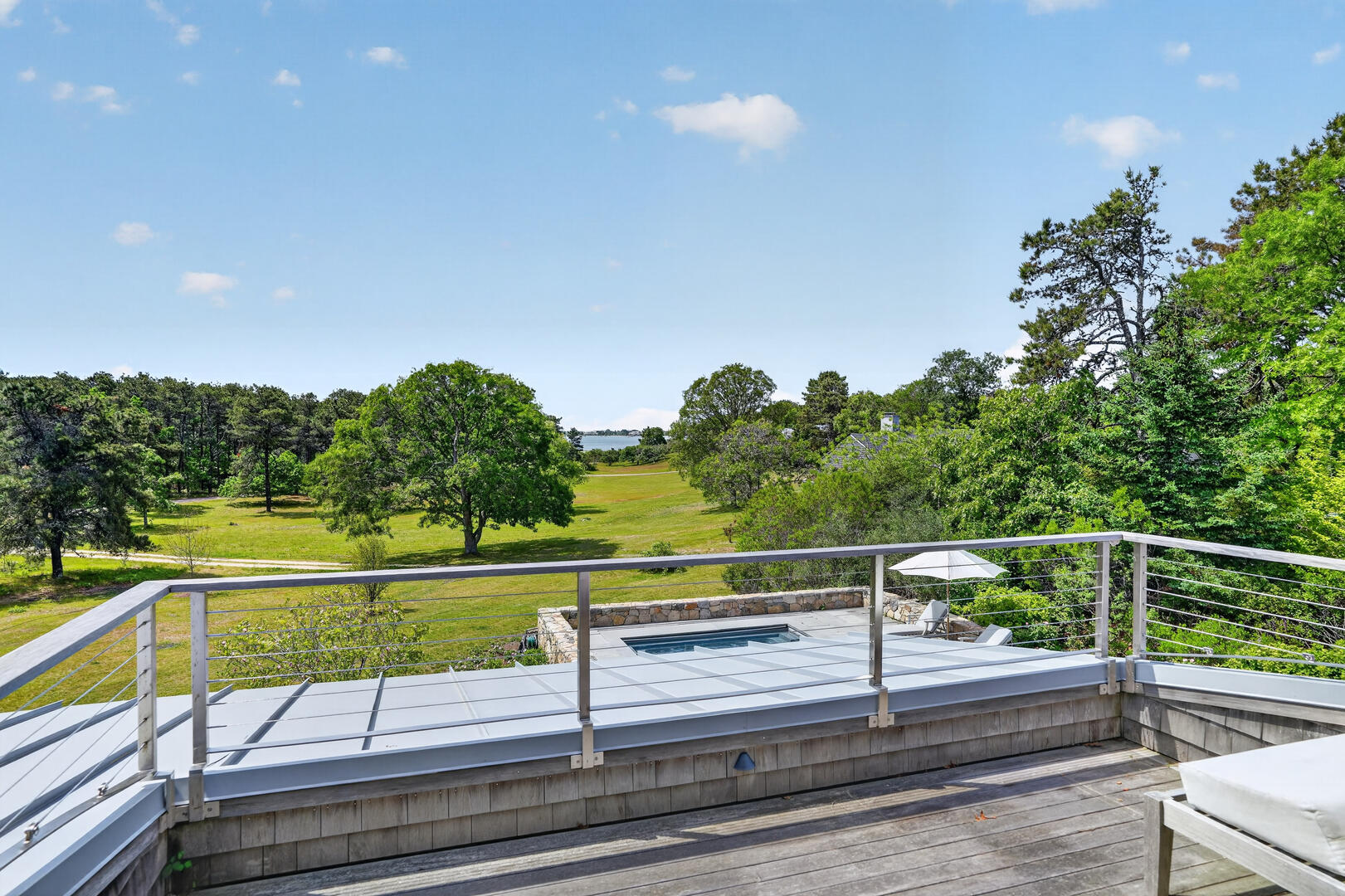 BR2 Deck with Water views