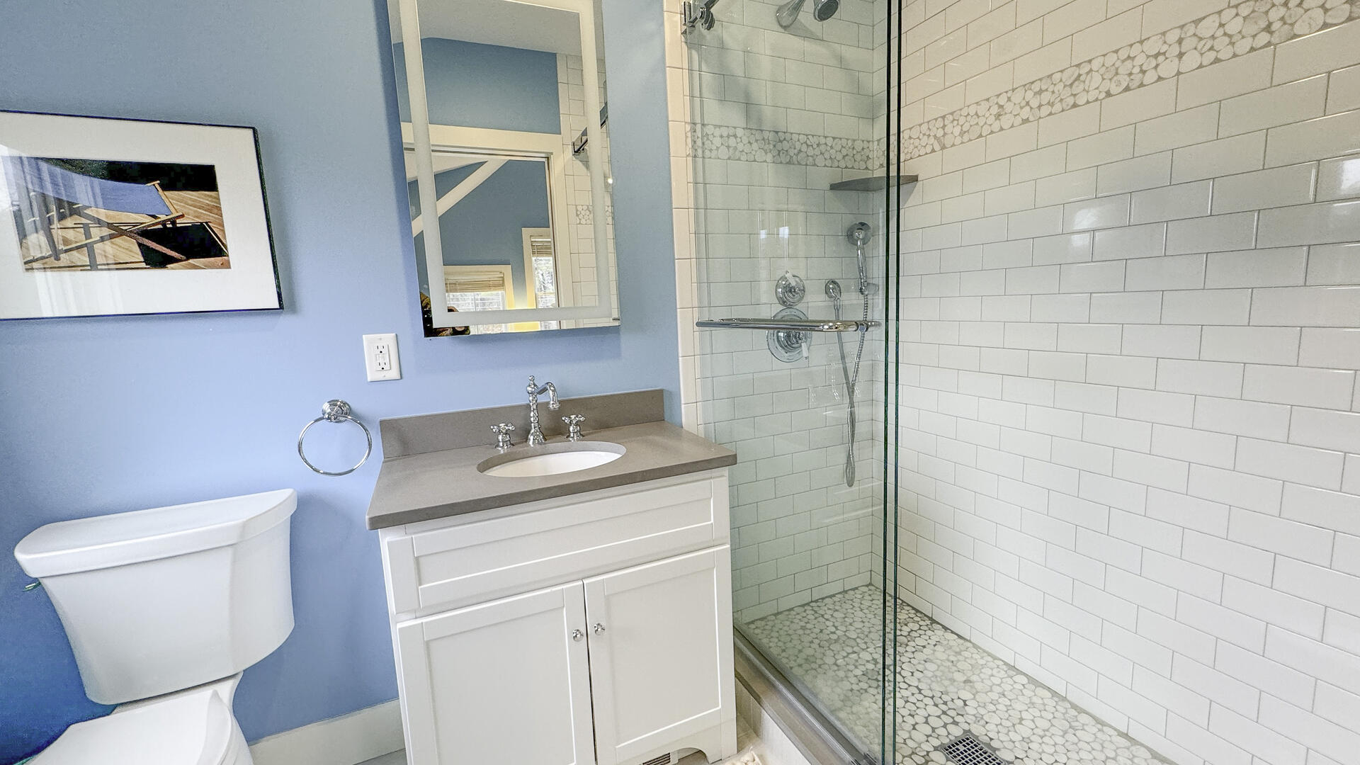 BR3 (2) Twin Beds with Trundles En Suite Shower Stall, Second Floor