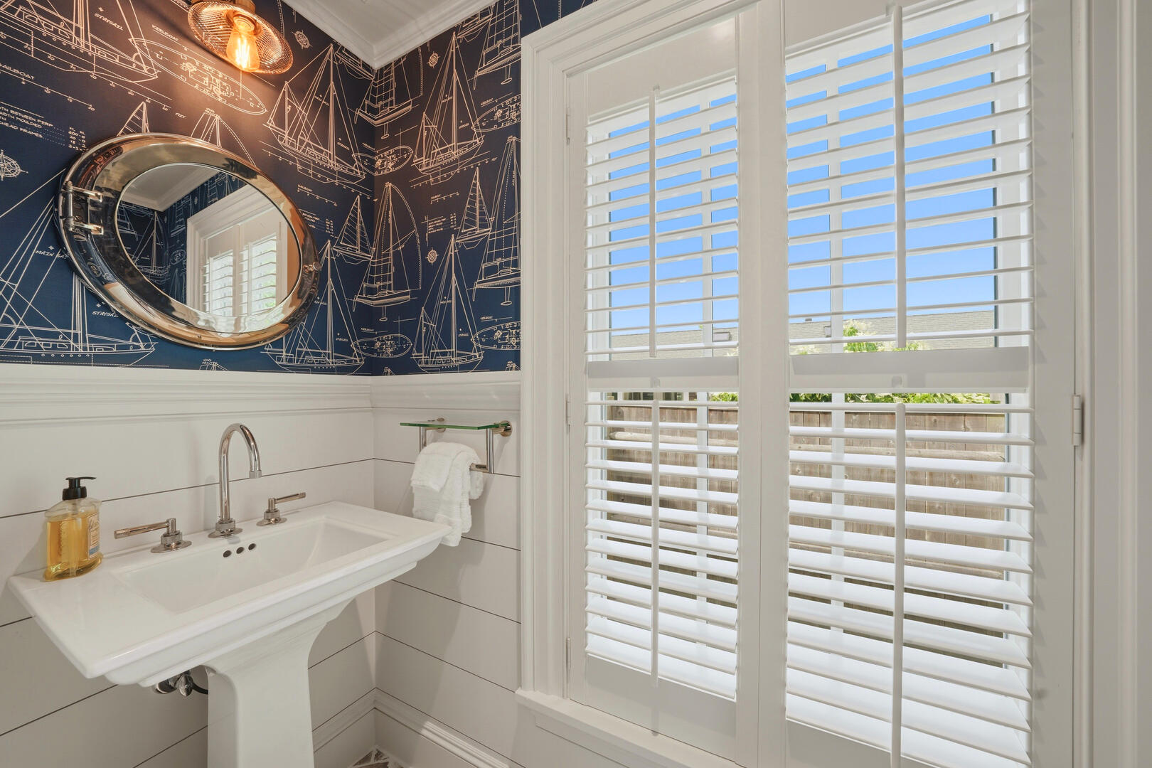 Powder Room, First Floor