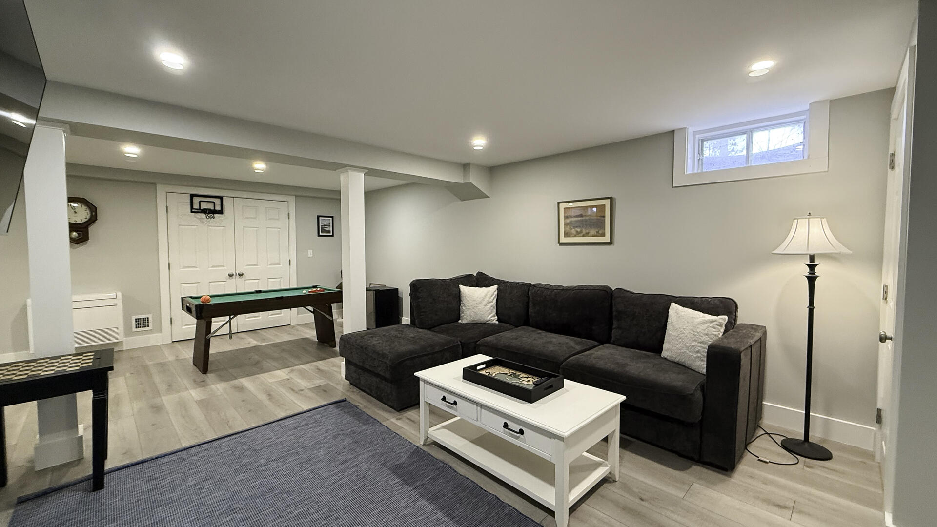 Living Area, Lower Level