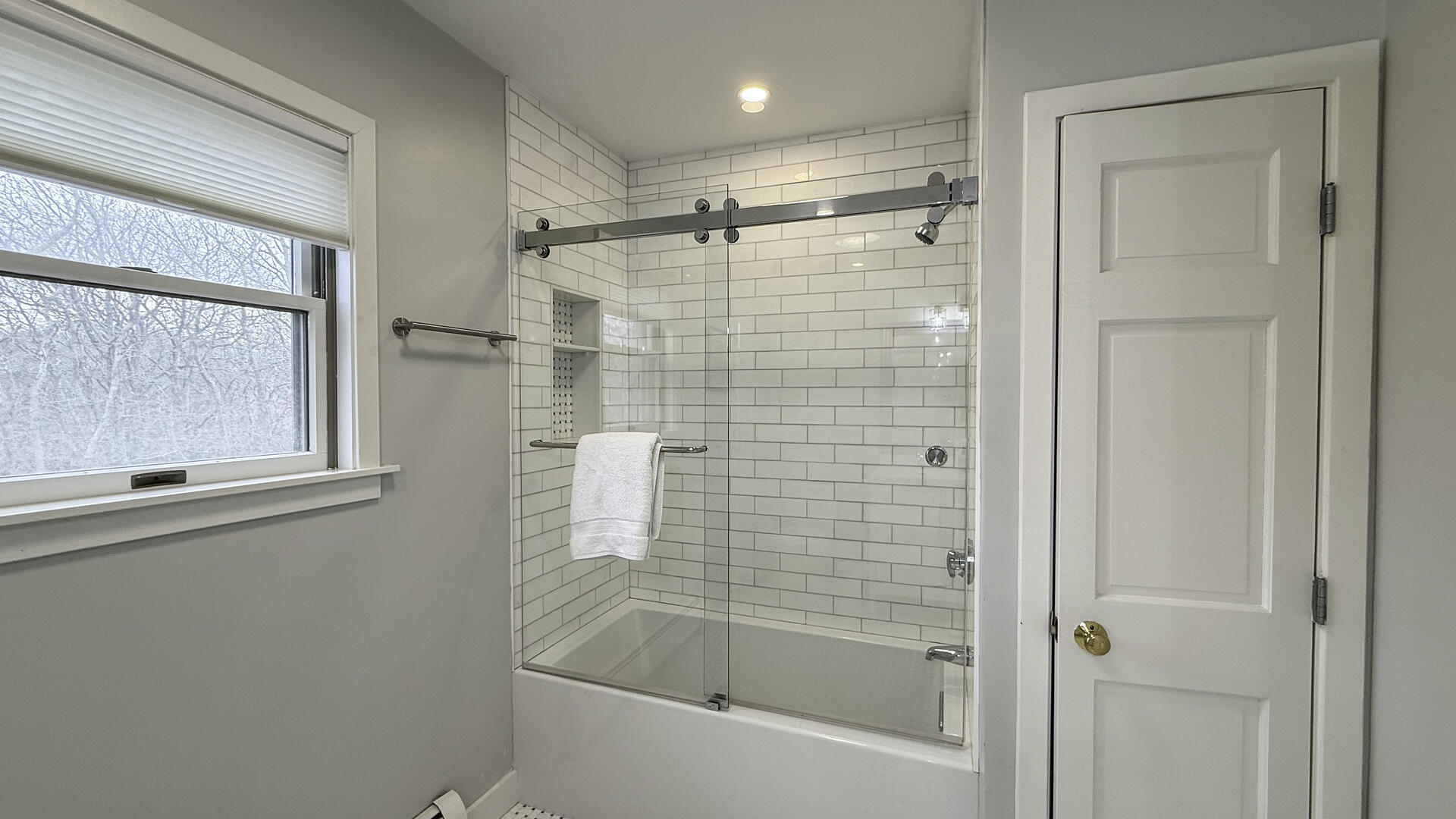 Hall Bath with Shower Tub Combo, Second Floor