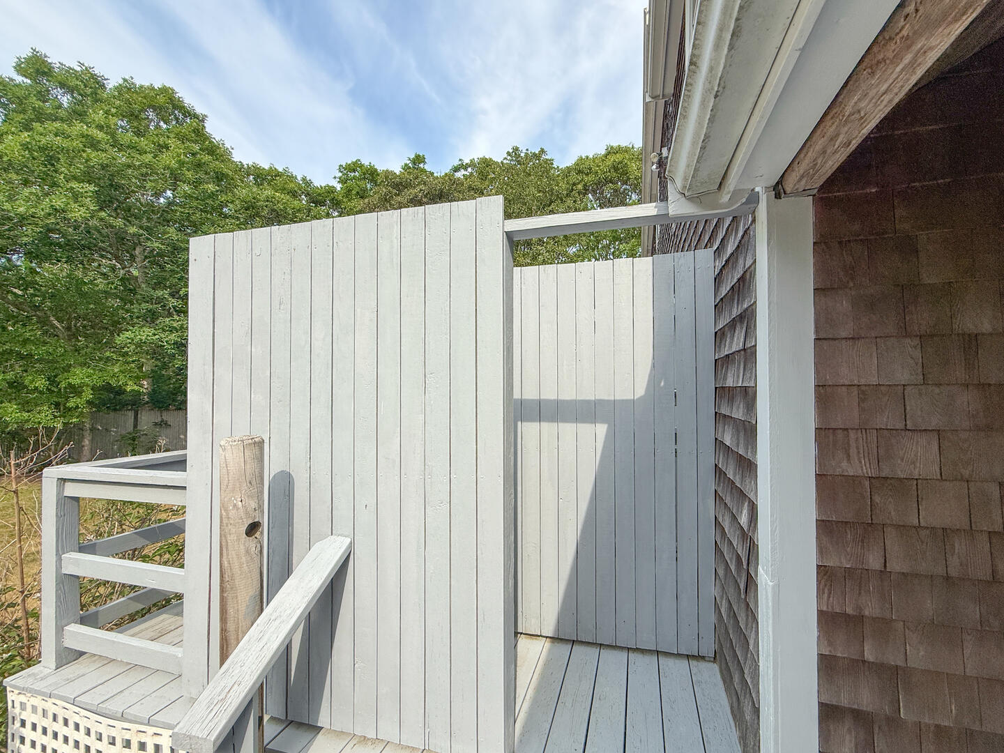 Enclosed Outdoor Shower