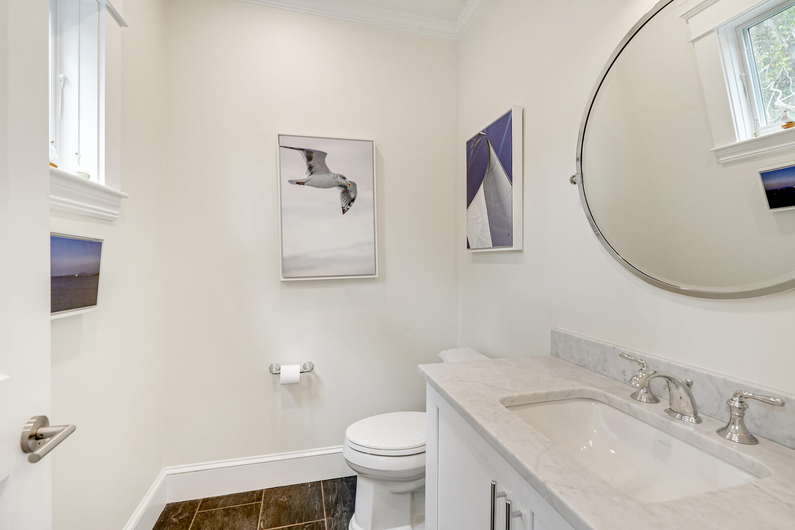 Powder Room, First Floor