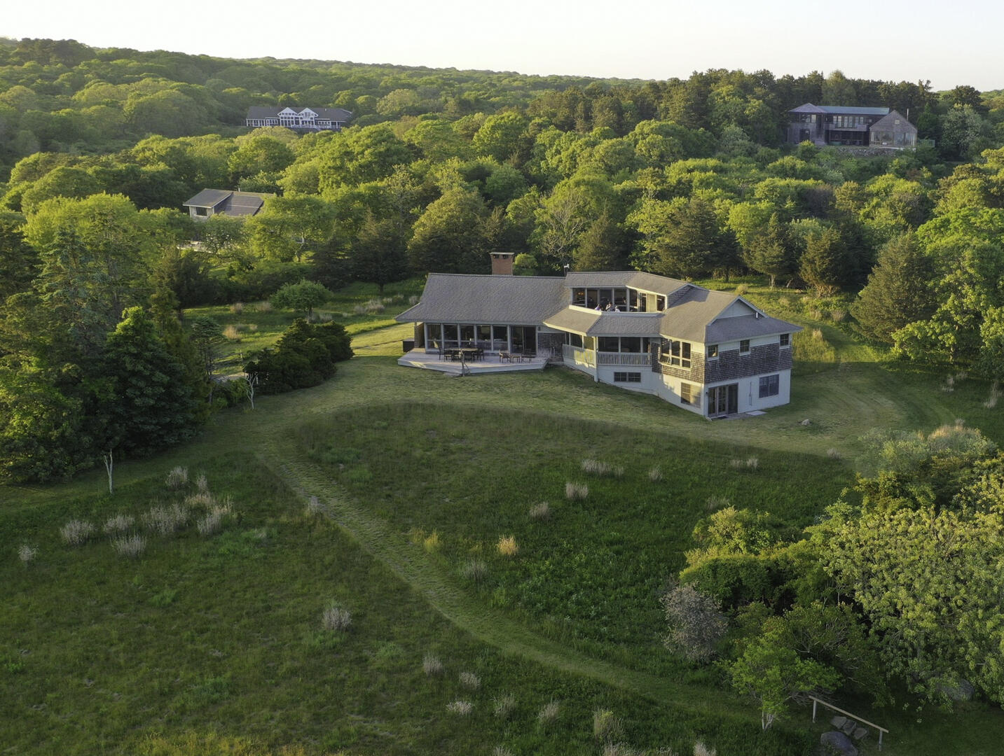Aerial View of Yard Area