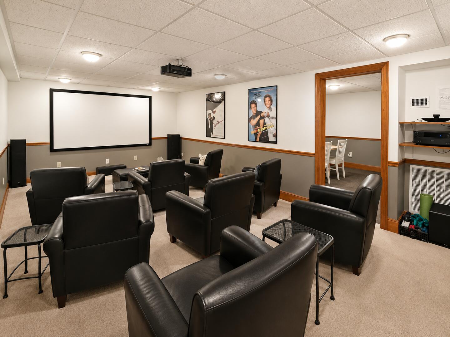 Theater Room, Lower Level