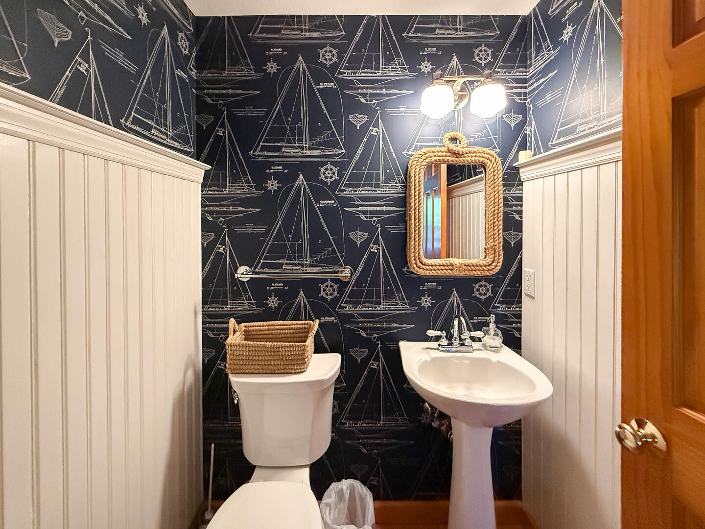 Powder Room, First Floor