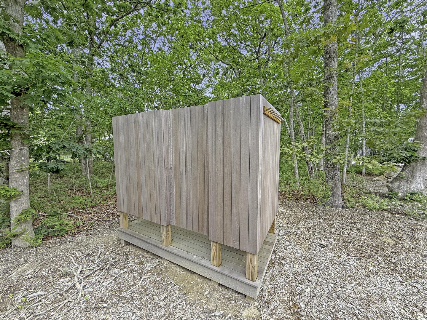 Enclosed Outdoor Shower