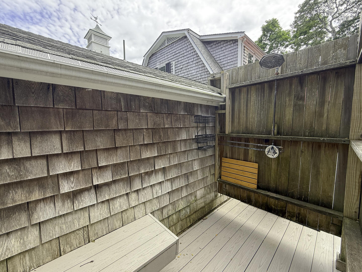 Enclosed Outdoor Shower