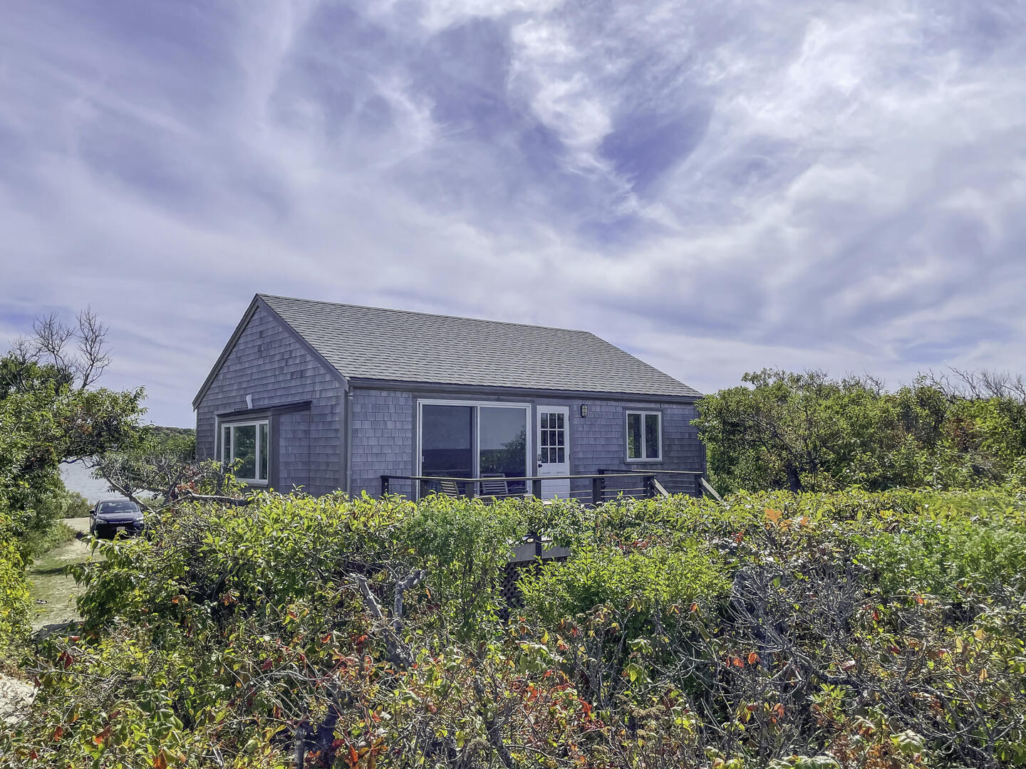 Back View from Beach