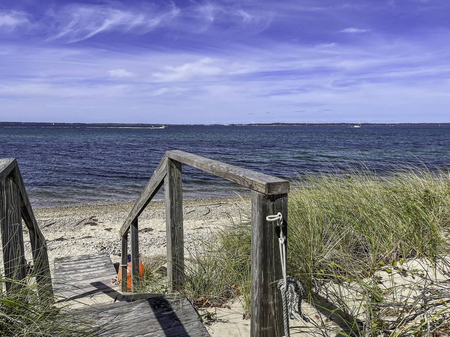 View From Stairs at Beach