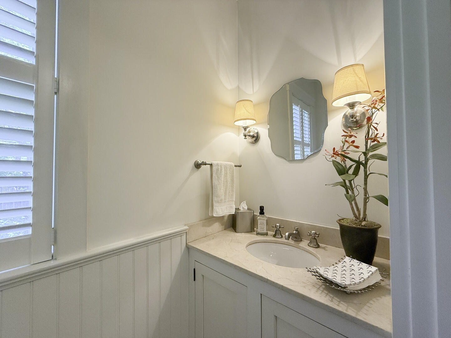 Powder Room, First Floor