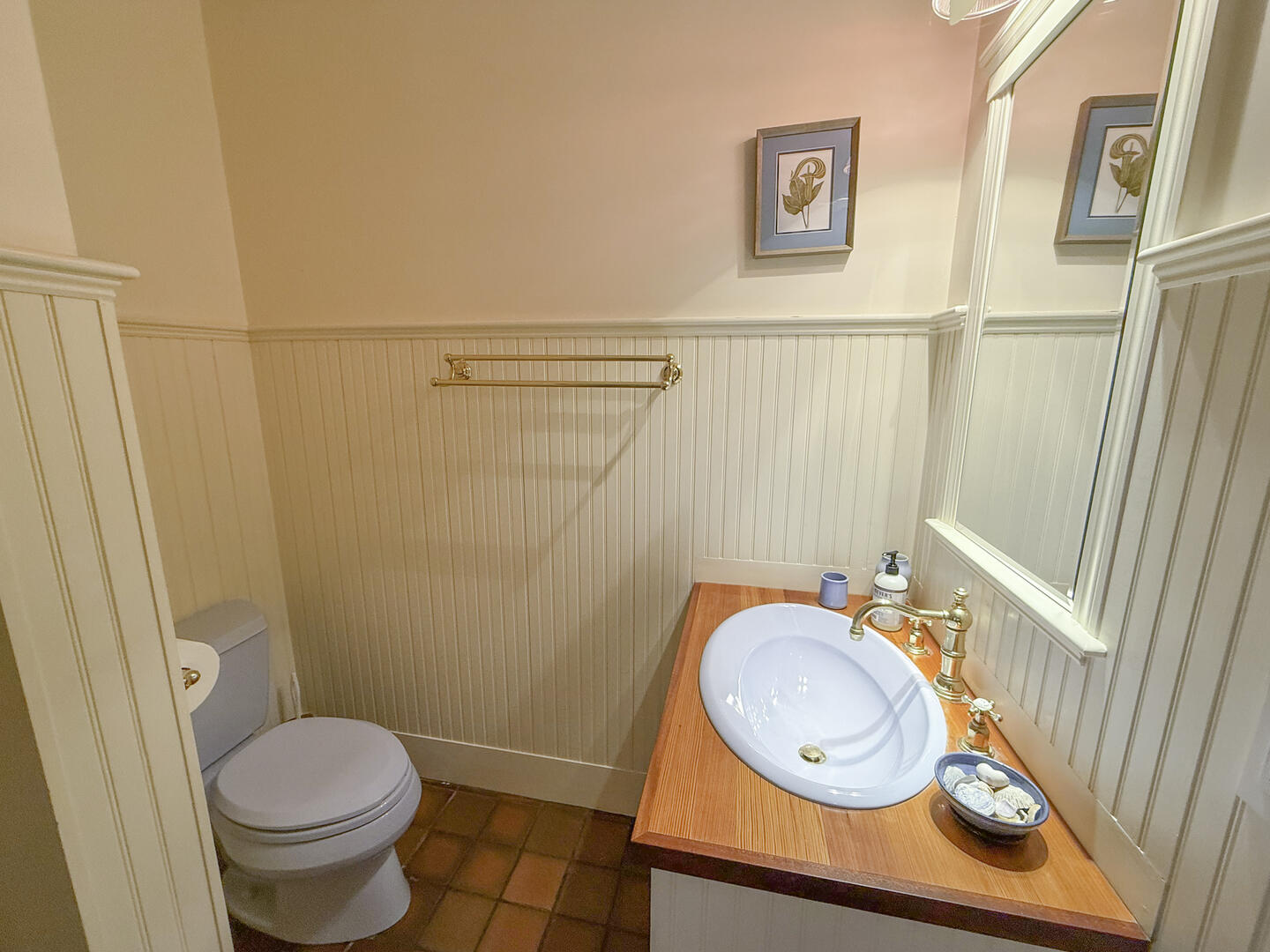 Powder Room, First Floor