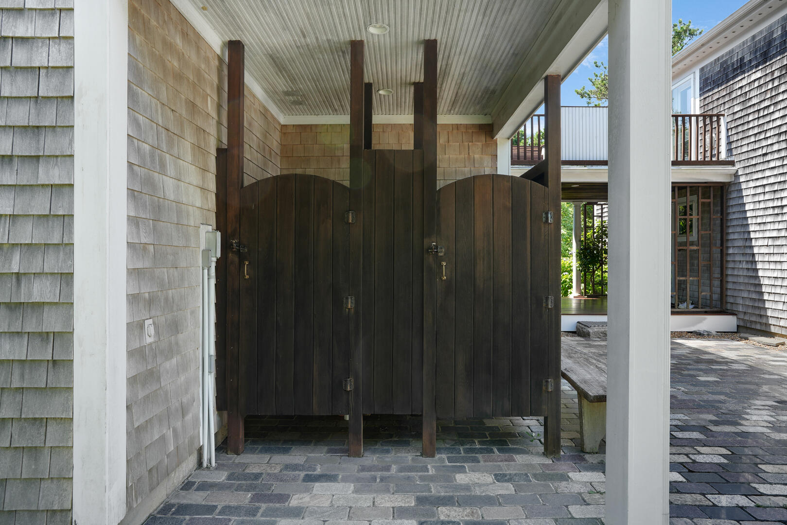 Enclosed Outdoor Shower