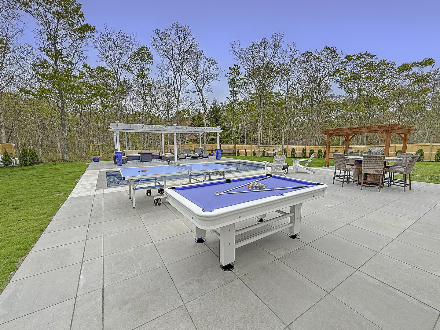 Backyard Entertainment & Saltwater Pool