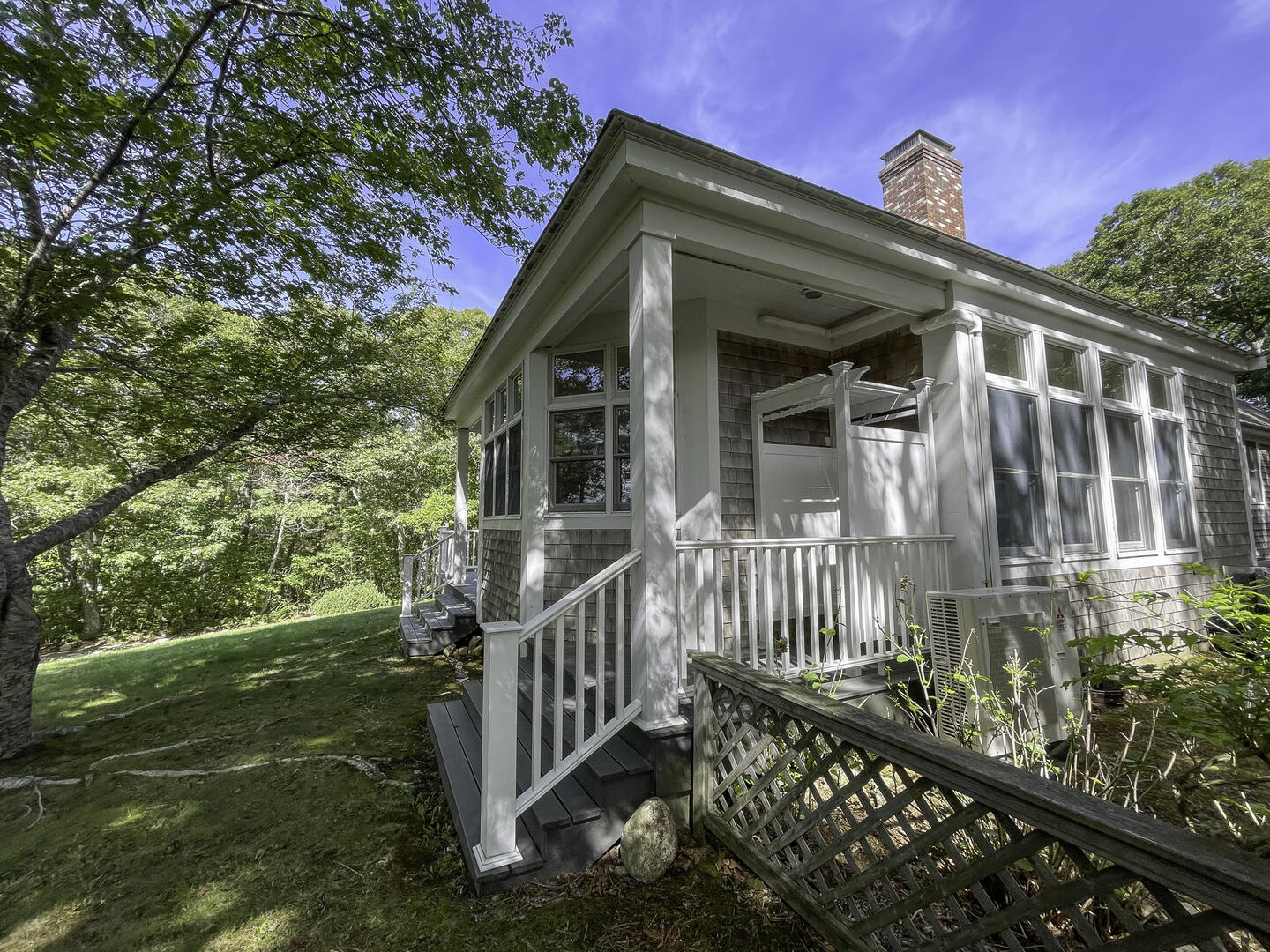Side View with Outdoor Shower