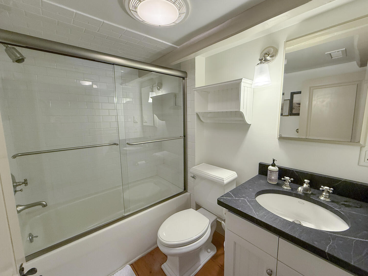 Hall Bath with Shower Tub Combo, Second Floor