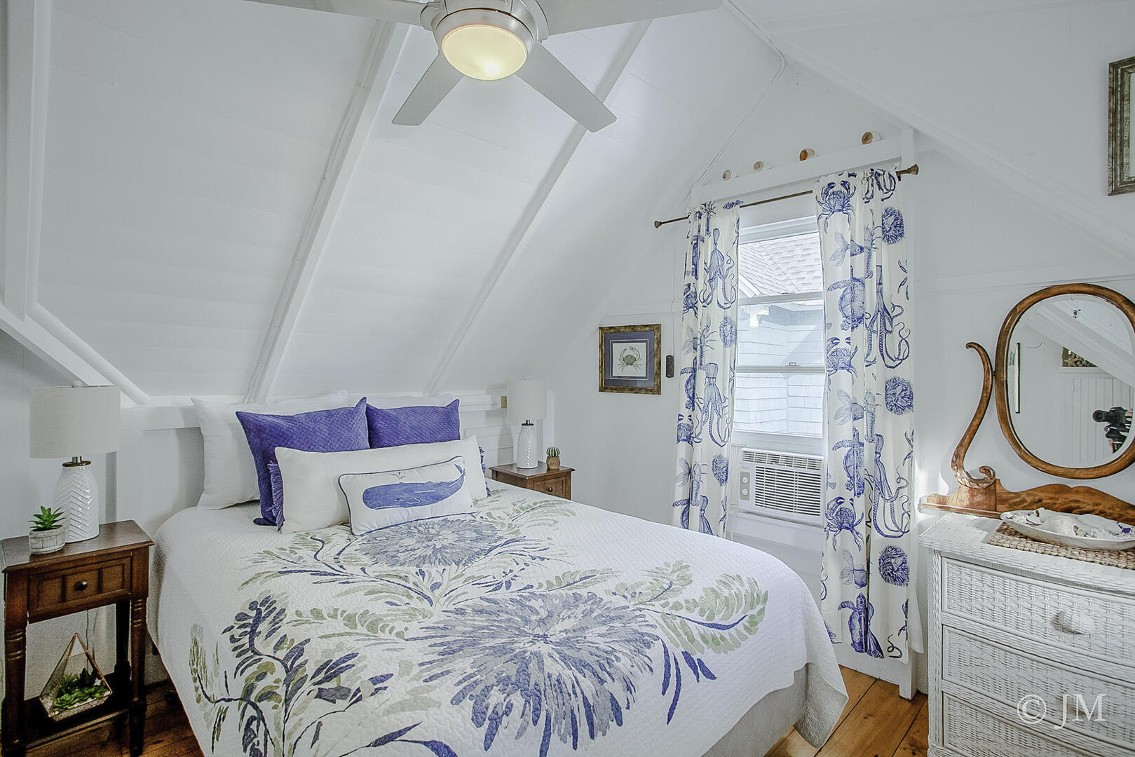 BR3 Queen, Second Floor (Window Unit AC)