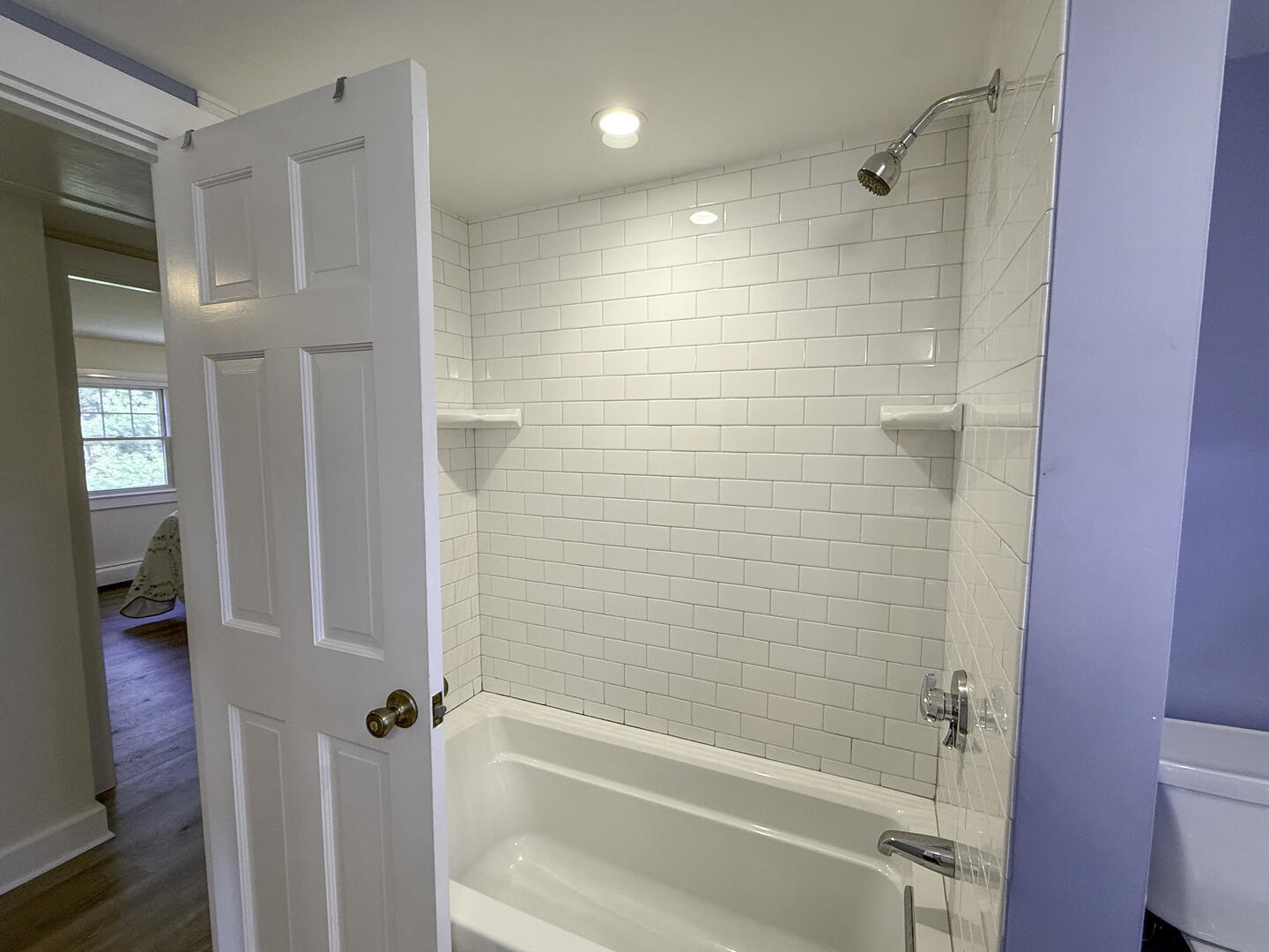 Hall Bath with Shower Tub Combo, Second Floor