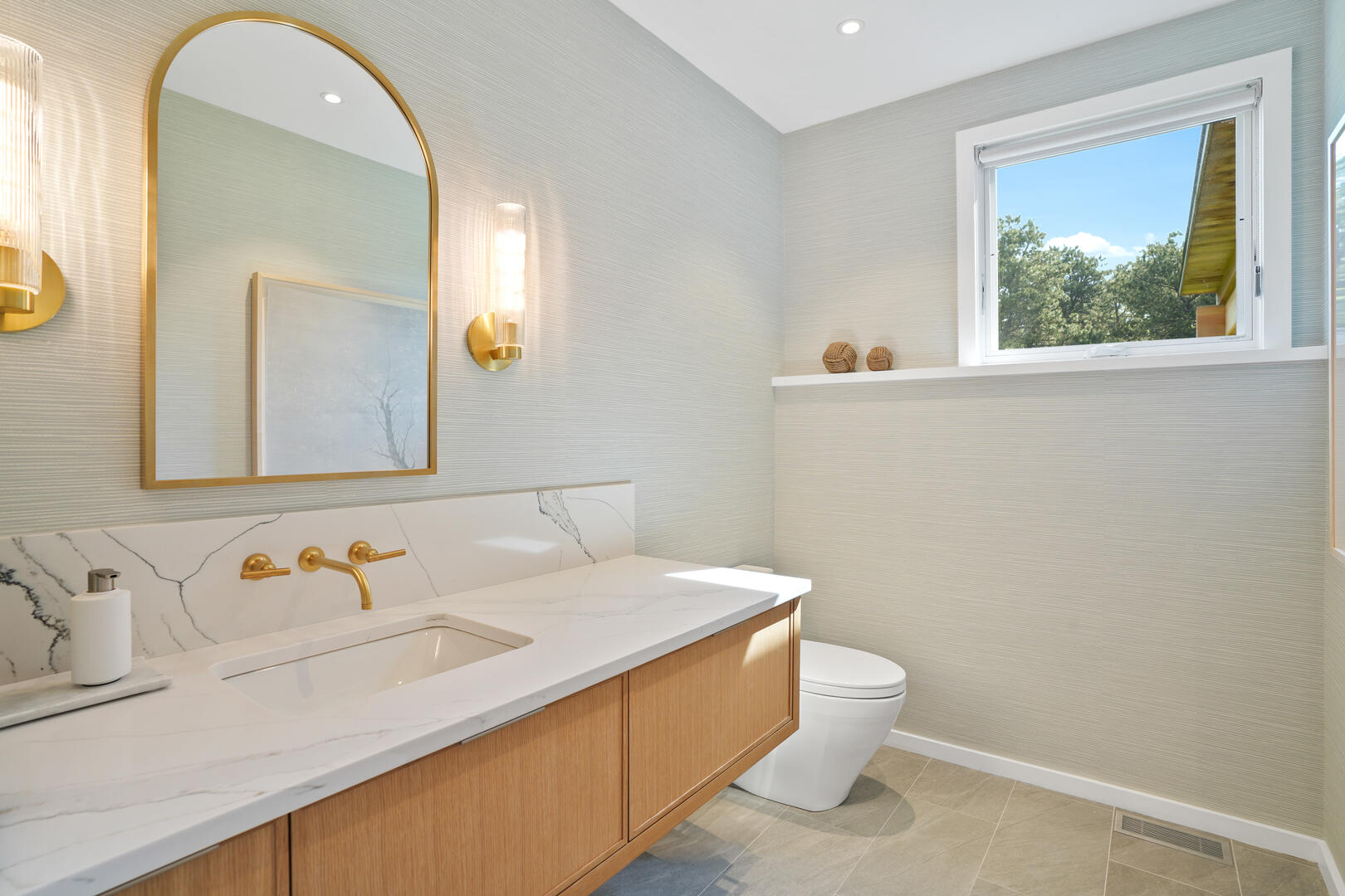 Powder Room, First Floor