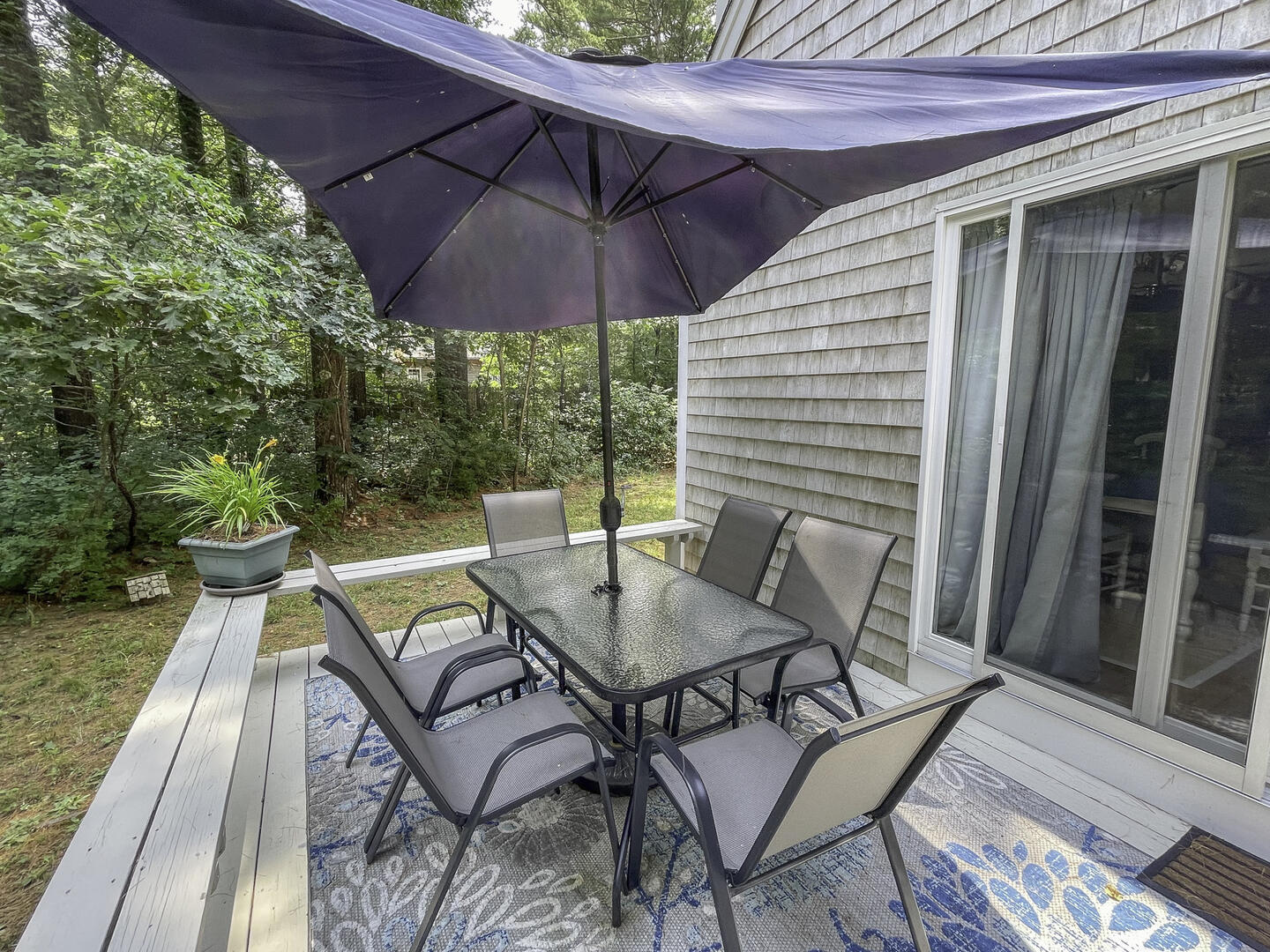 Patio Table on Back Deack