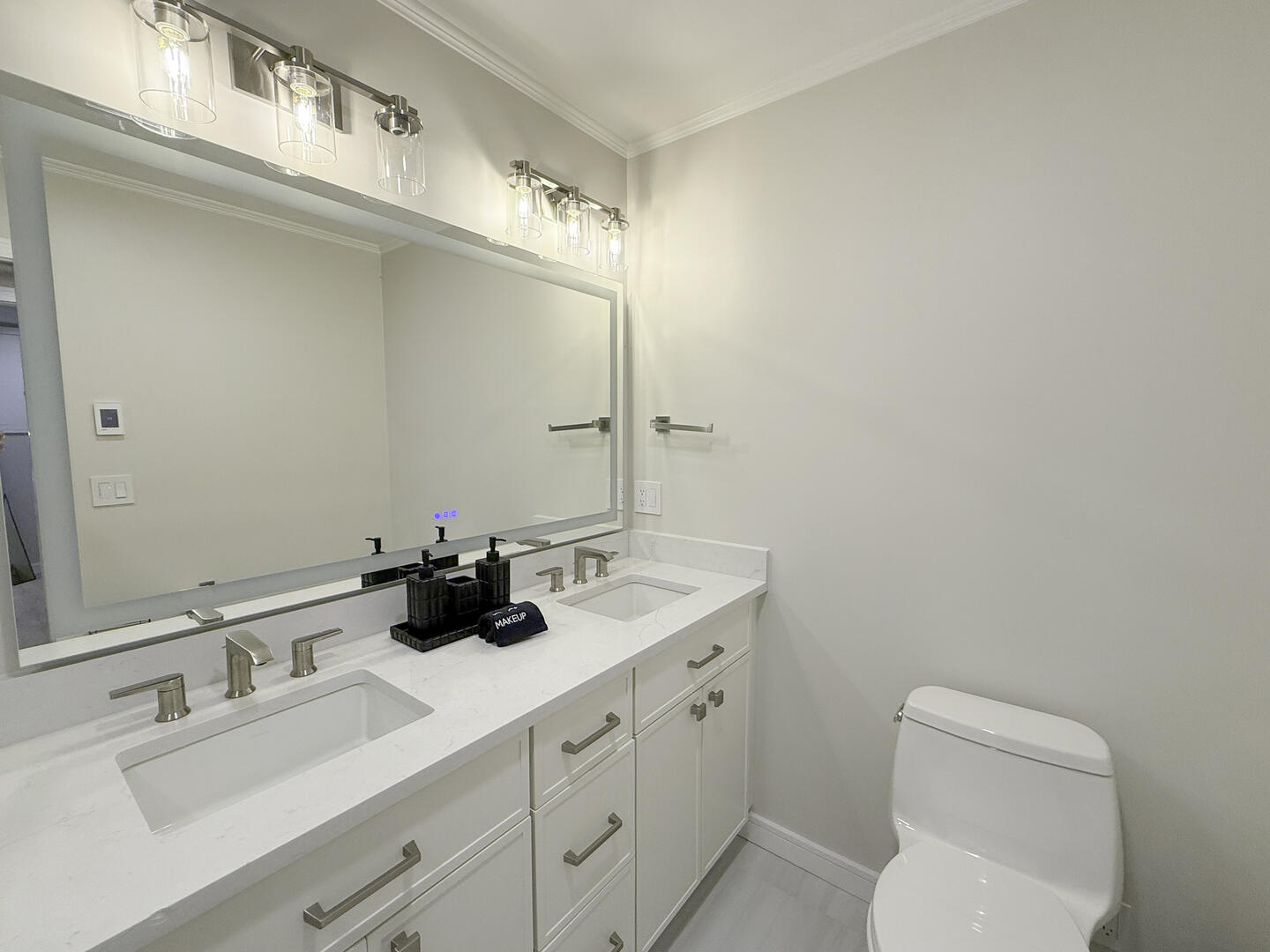Hall Bath with Shower Stall, Lower Level
