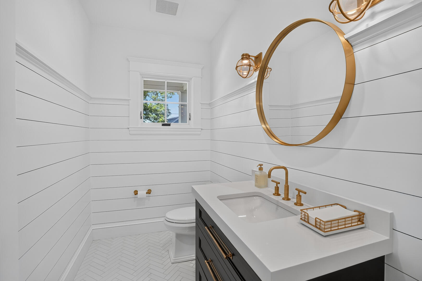Powder Room, First Floor