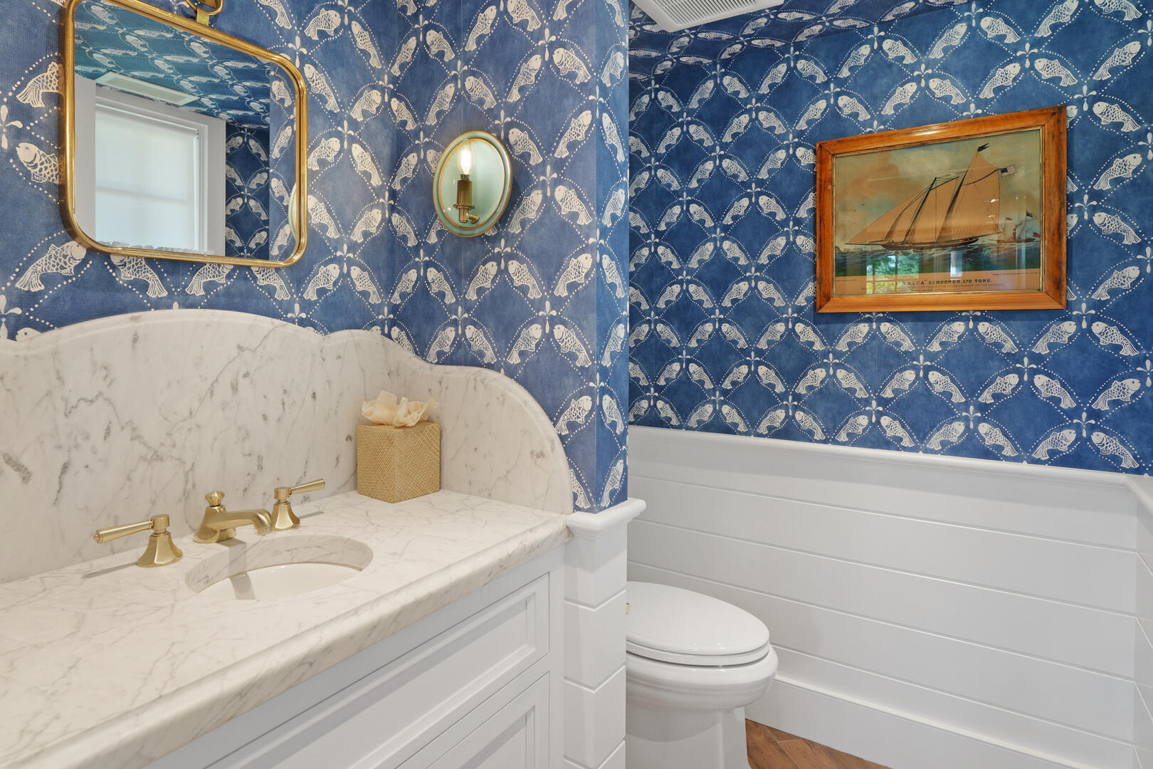 Powder Room, First Floor