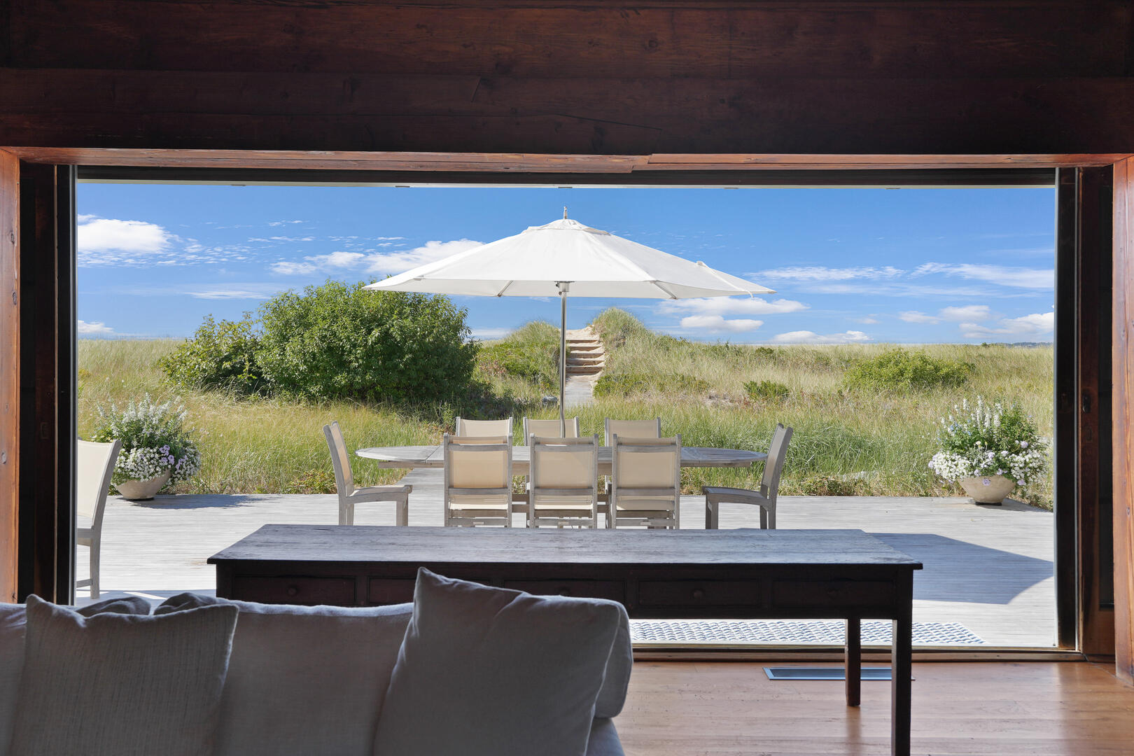 Living Room to Outdoor Dining