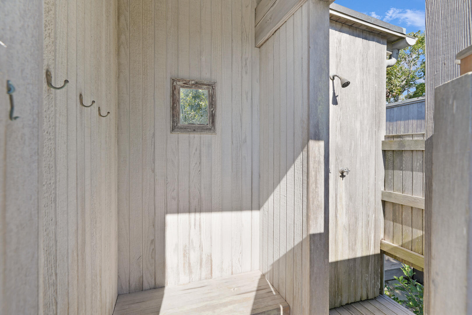 Enclosed Outdoor Shower