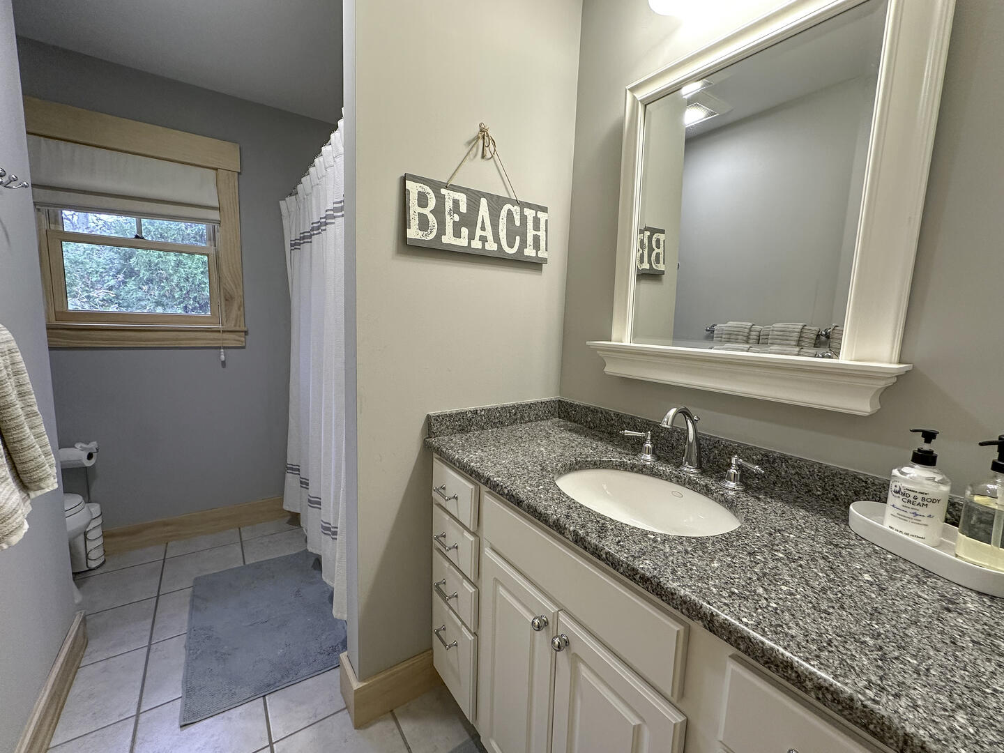 Hall Bath with Shower Tub Combo, Second Floor