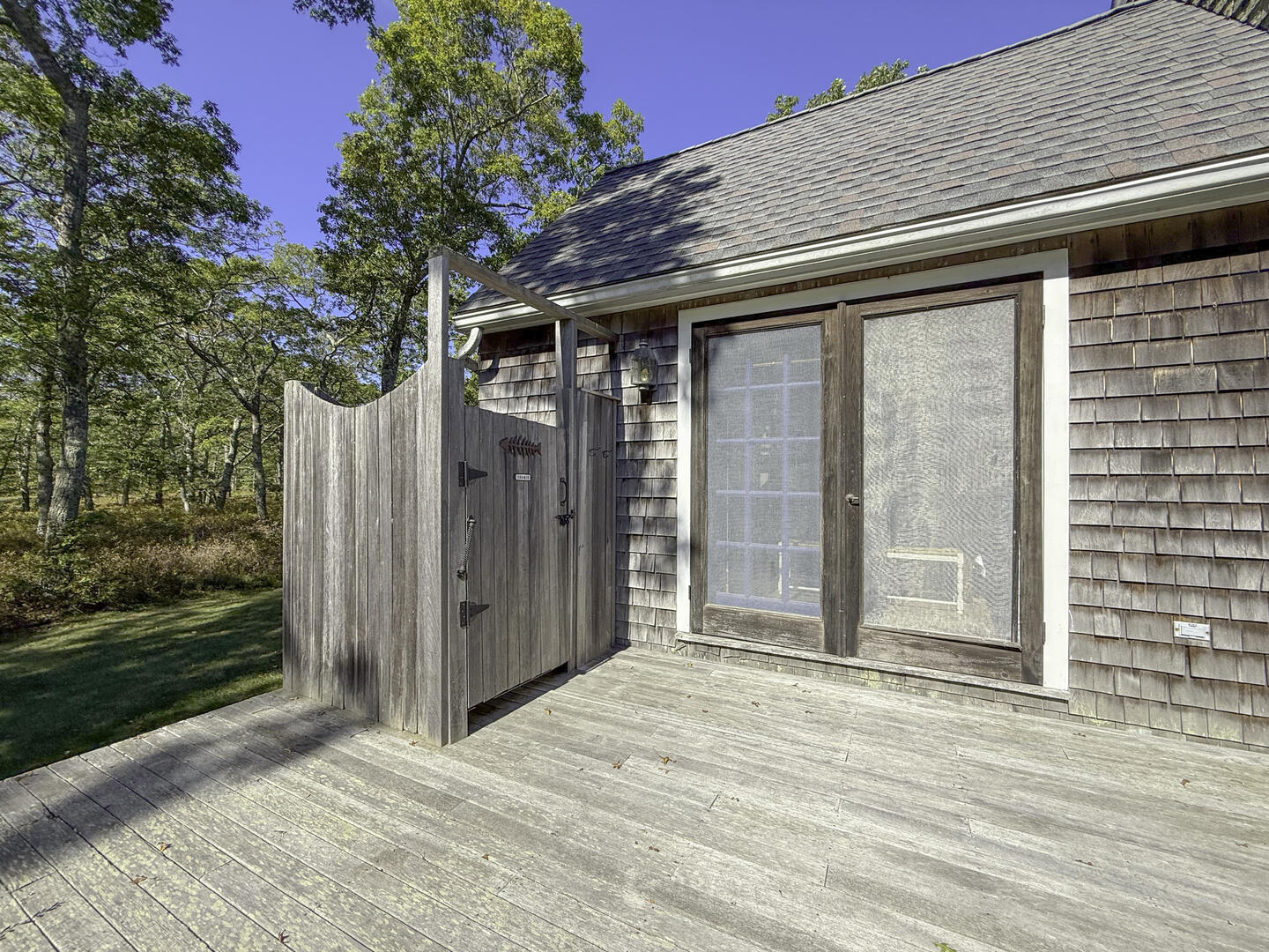 Enclosed Outdoor Shower