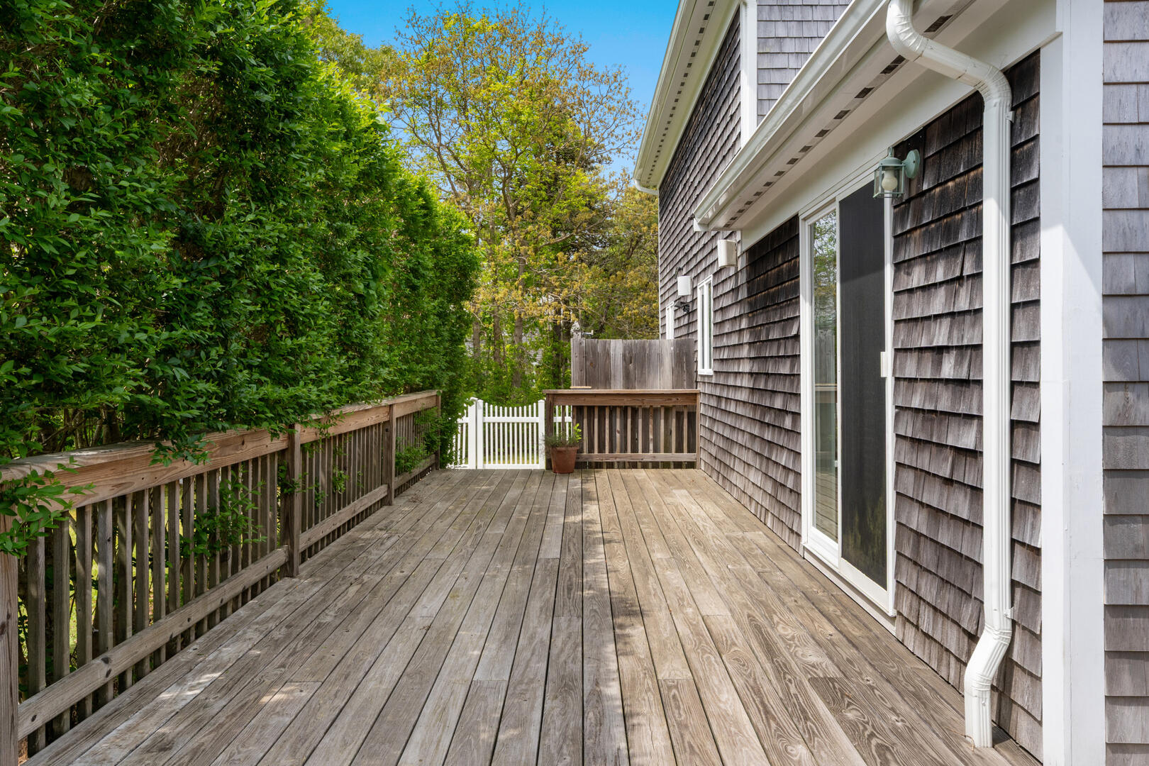 Front Deck and Enclosed Outdoor Shower (Outdoor Furniture Photos to Come)