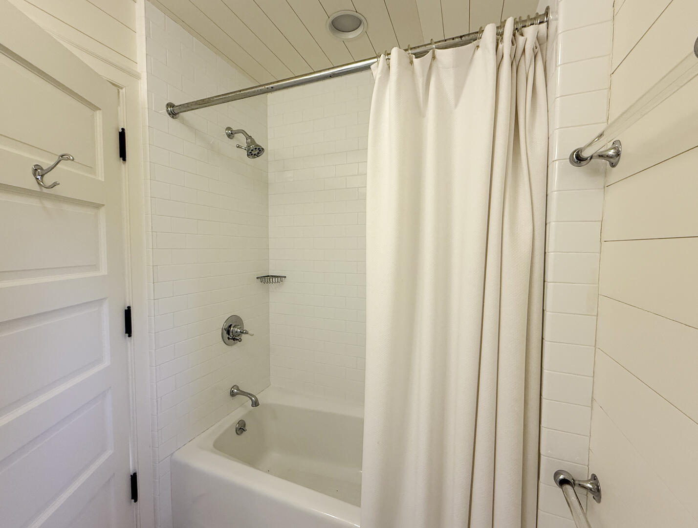 Hall Bath with Shower Tub Combo, Second Floor Guest House