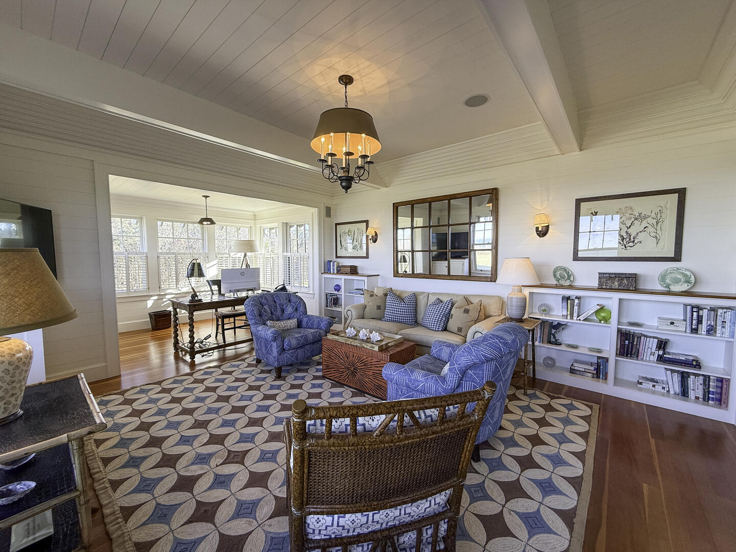 Den with TV, First Floor