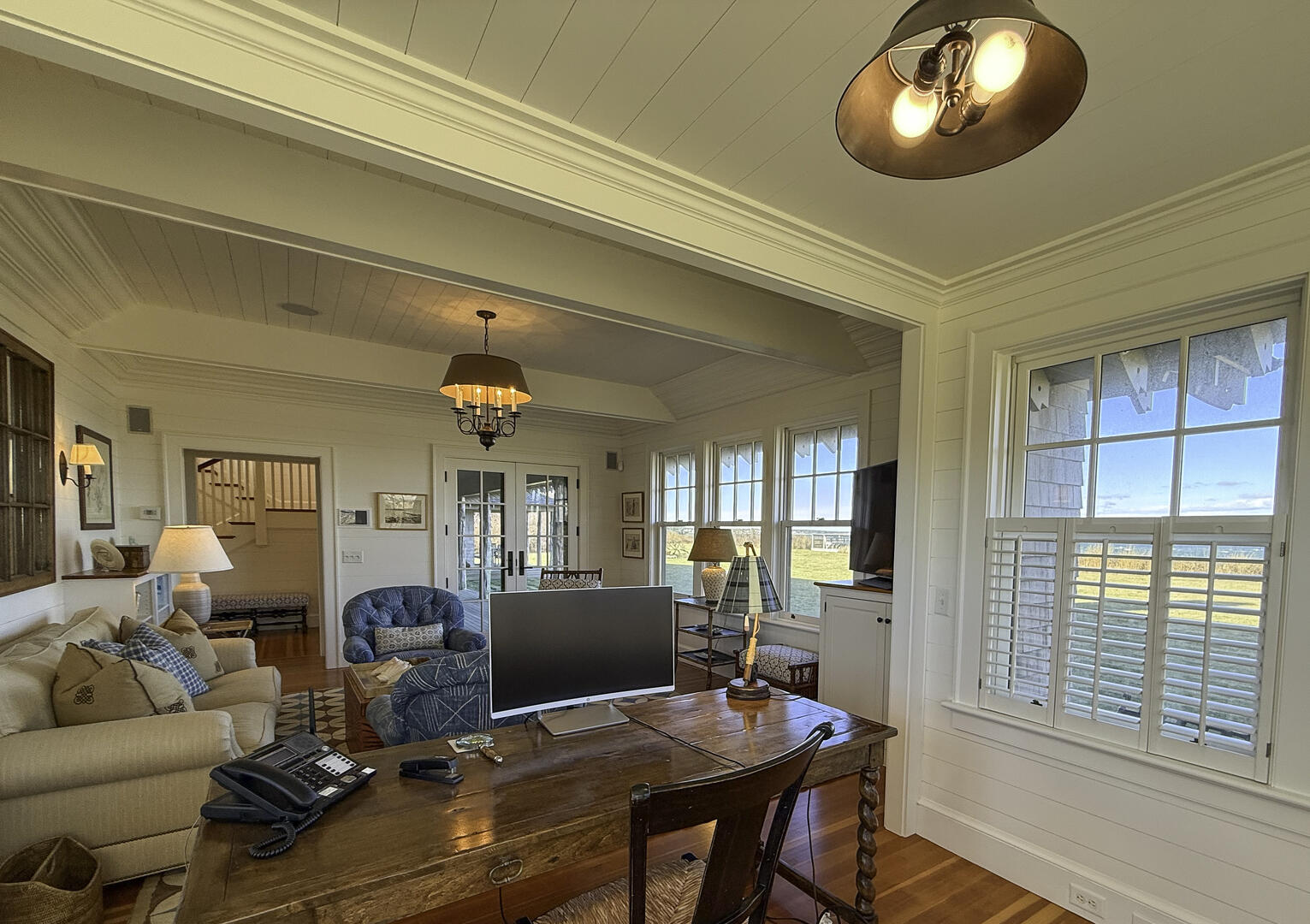 Den with TV, First Floor