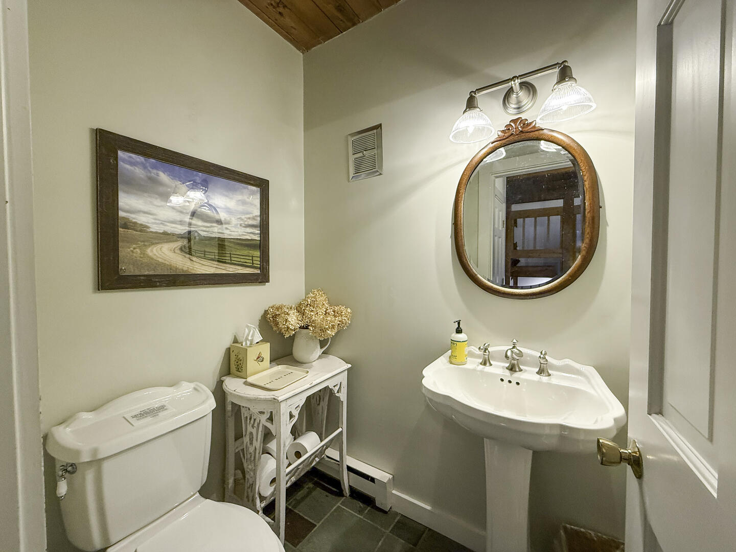 Powder Room, First Floor