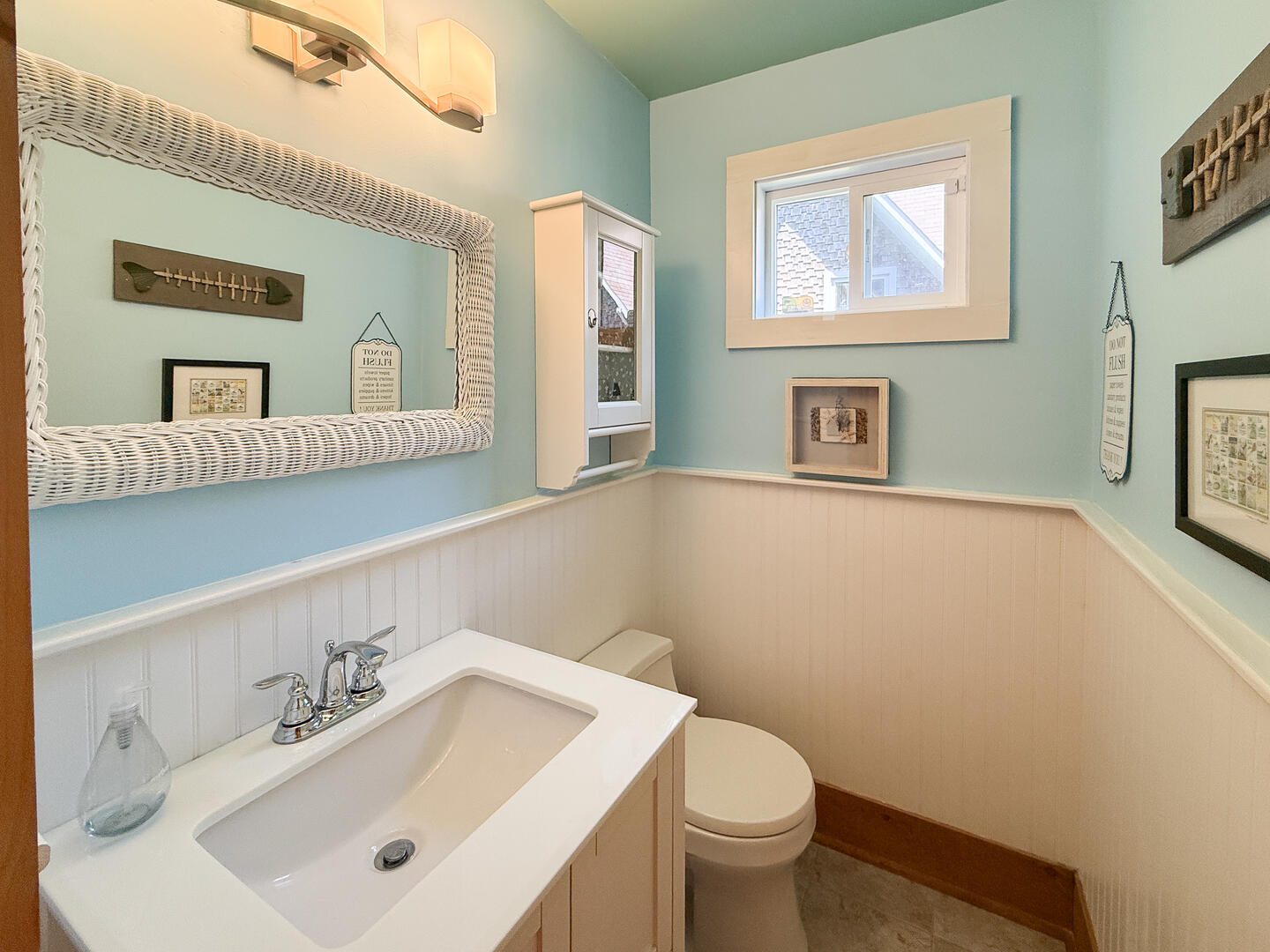 Powder Room, First Floor
