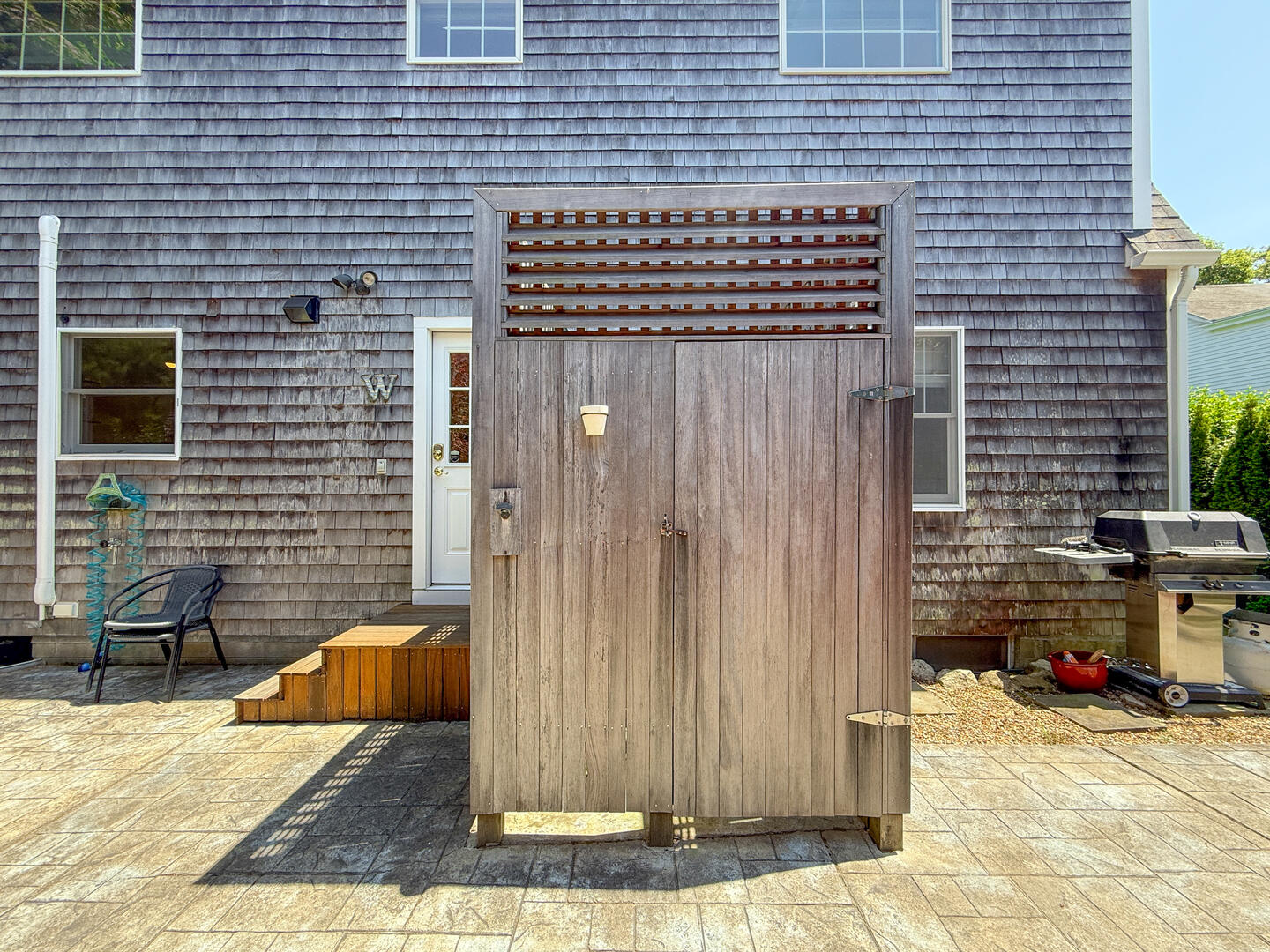 Enclosed Outdoor Shower
