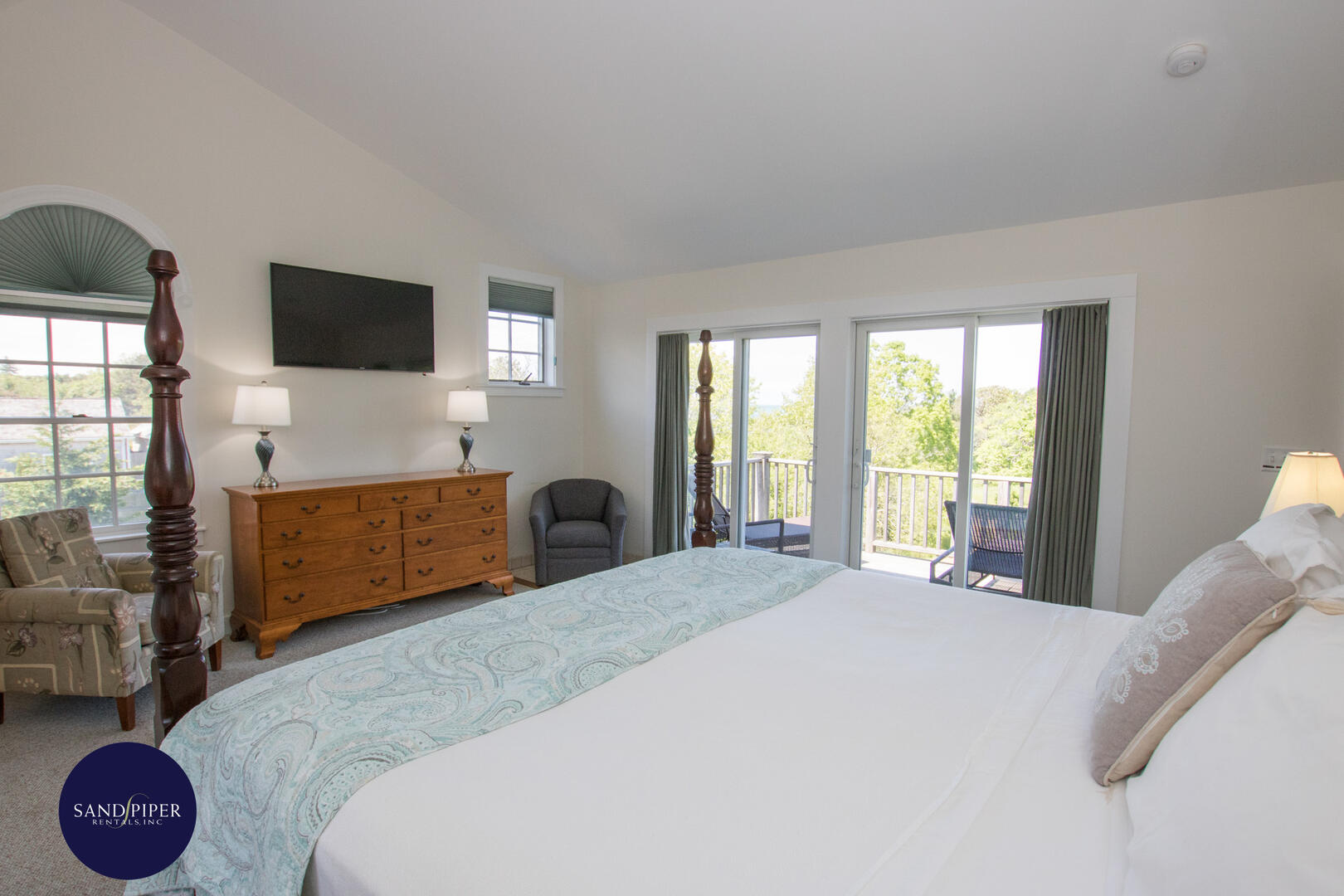 BR2 King, En Suite Bath and Deck, Second Floor 