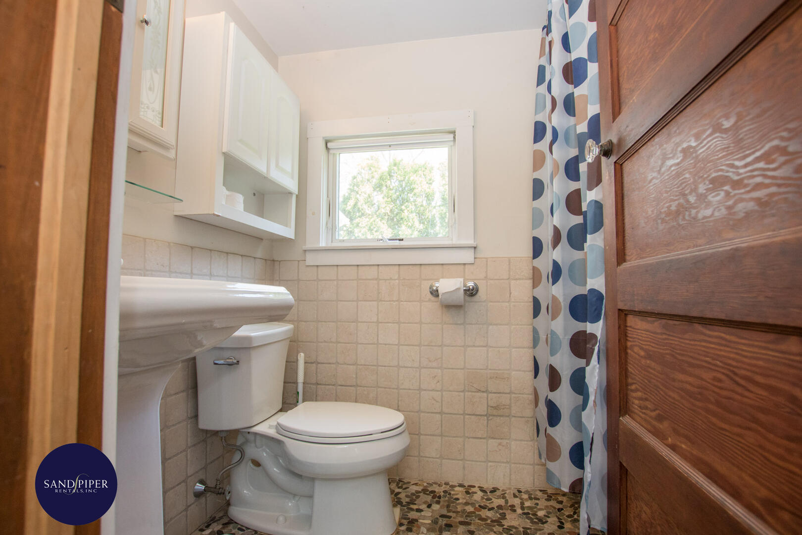 Hall Bath with Shower, First Floor