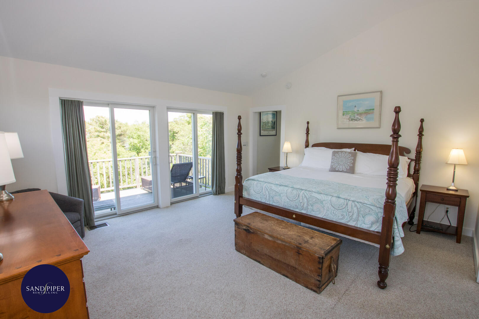 BR2, King, Ensuite Bath and Deck, Second Floor