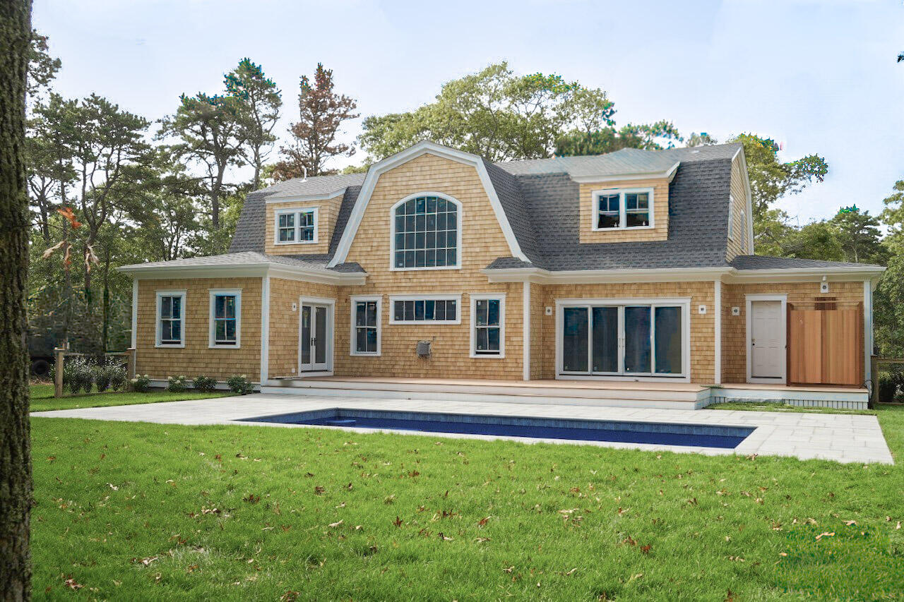 Backyard with a Pool