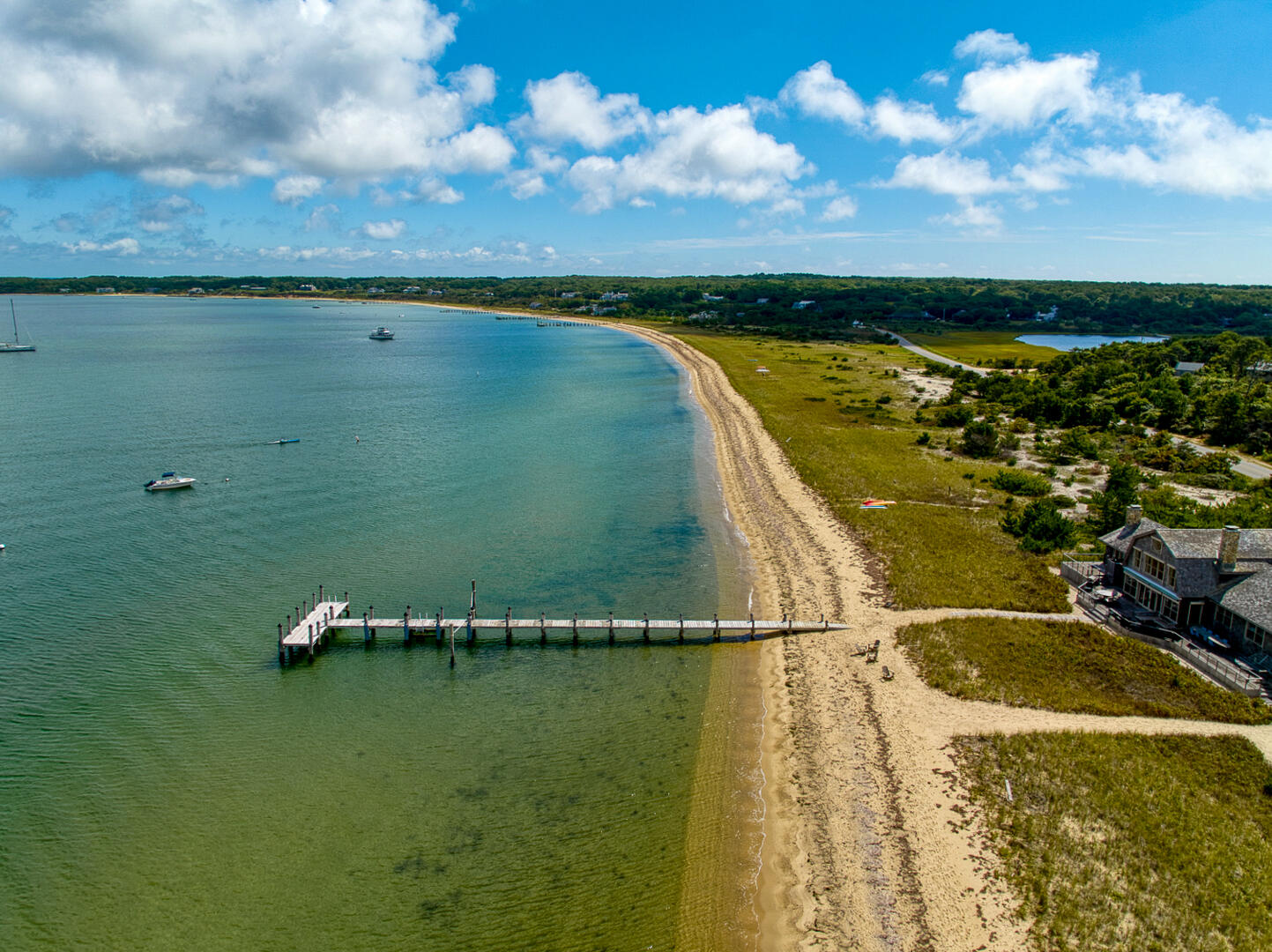 Shared Beach Access to the Right of the Dock