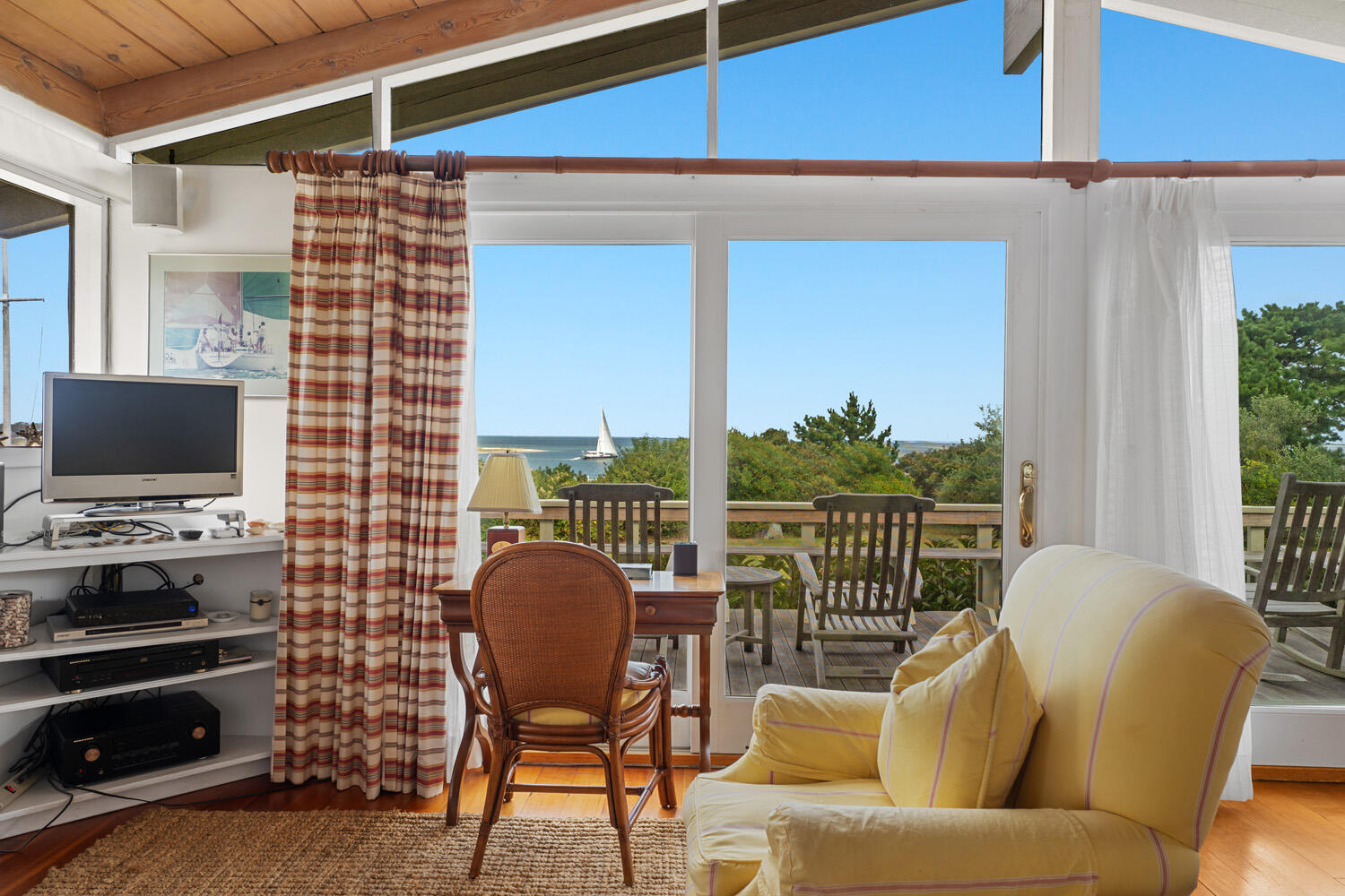 Living Area Overlooking Deck
