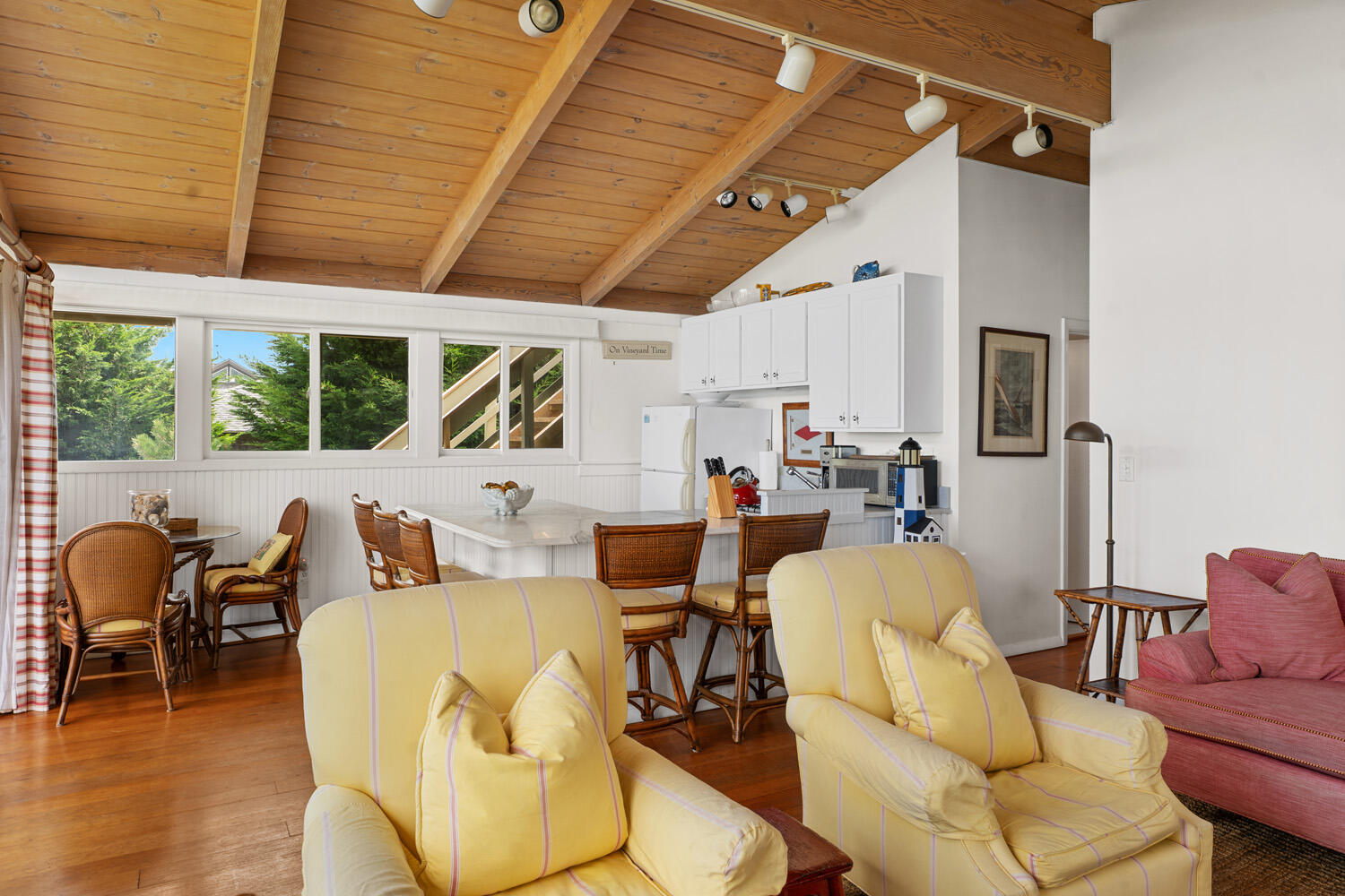 Living Area and Kitchen